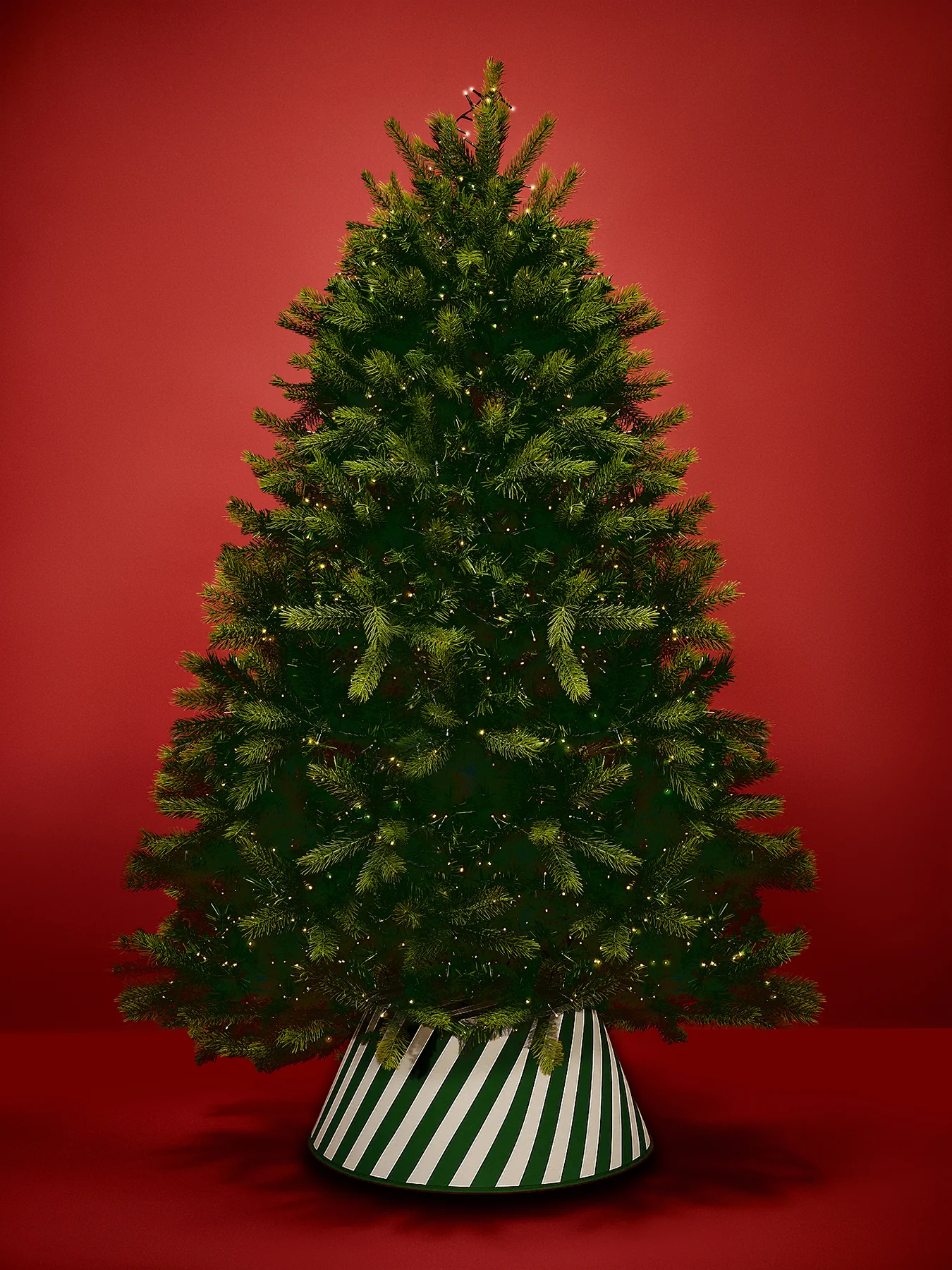 Surrey Fir Pvc Christmas Tree 7ft - Image 2