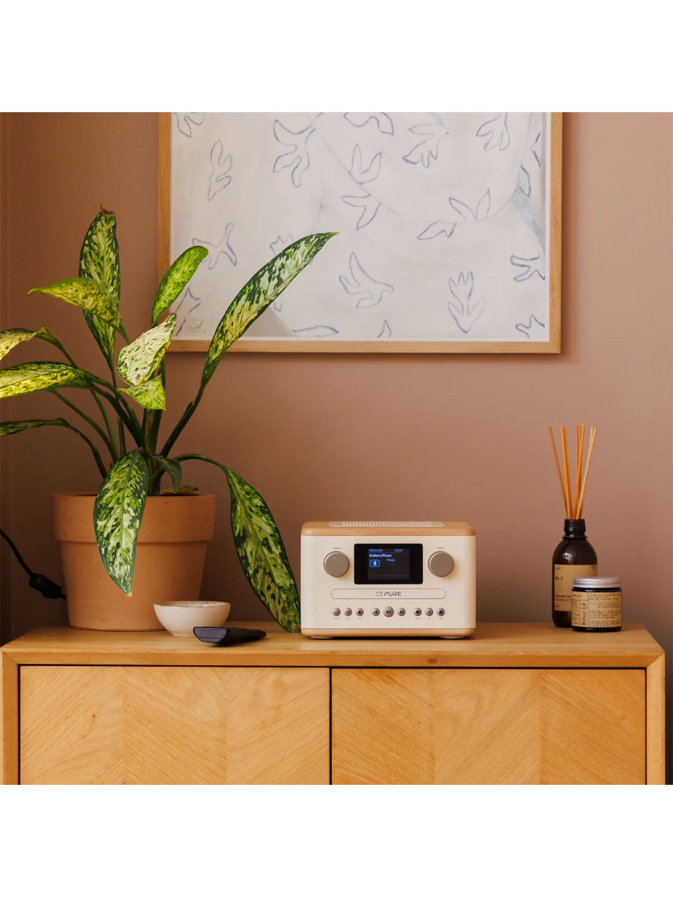 Classic C-D4 DAB Digital Radio White - Image 2
