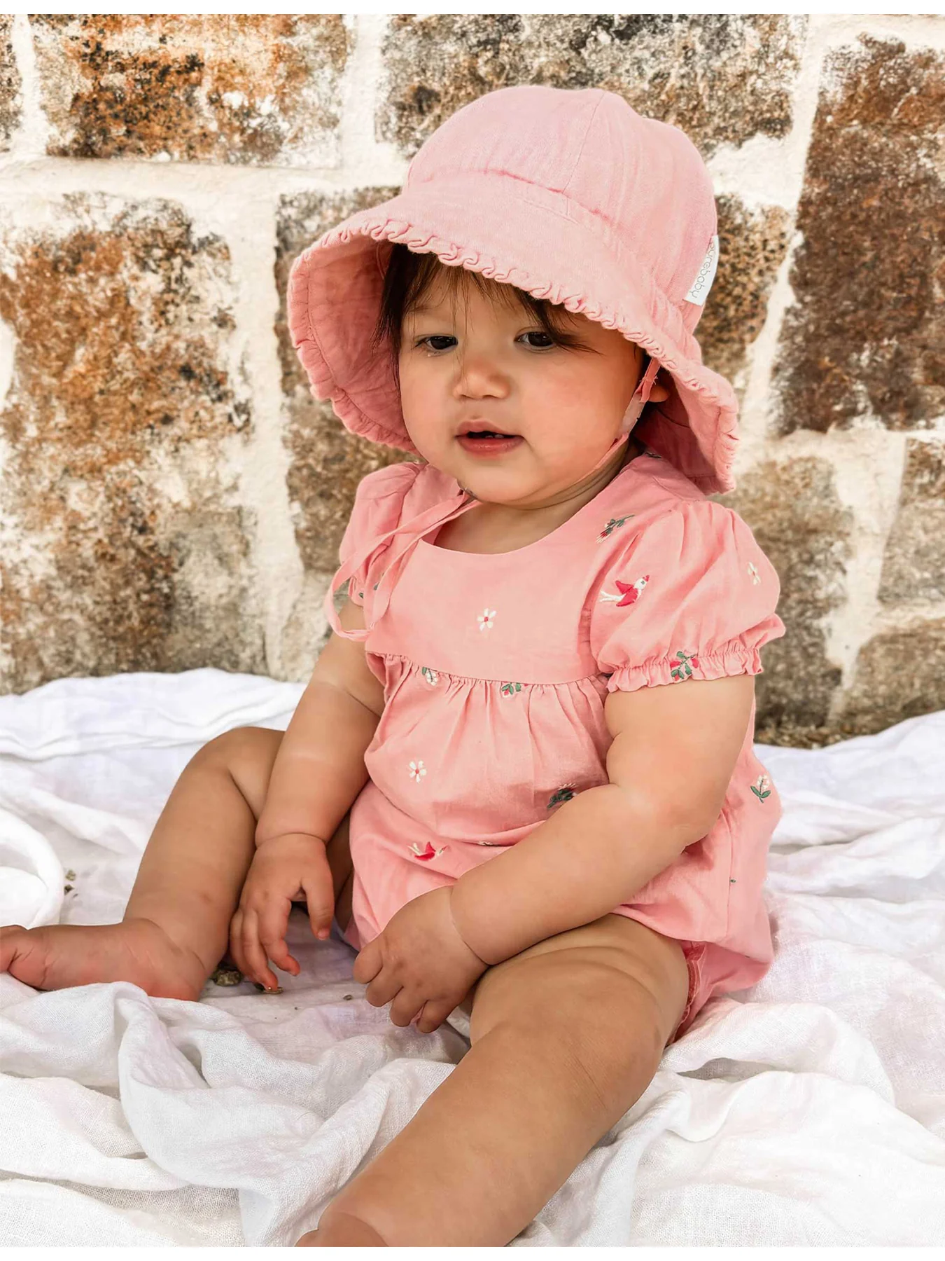 Baby Embroidered Bodysuit - Image 2