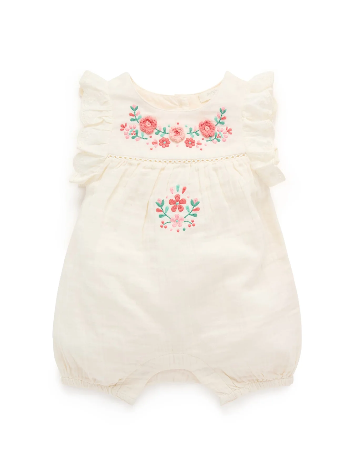 Baby Embroidered Romper