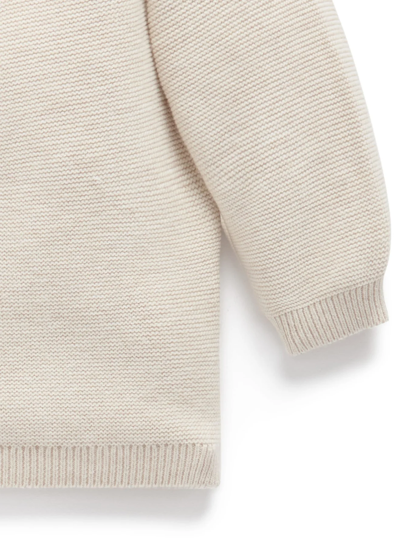 Textured Cardigan Pink Melange - Image 6