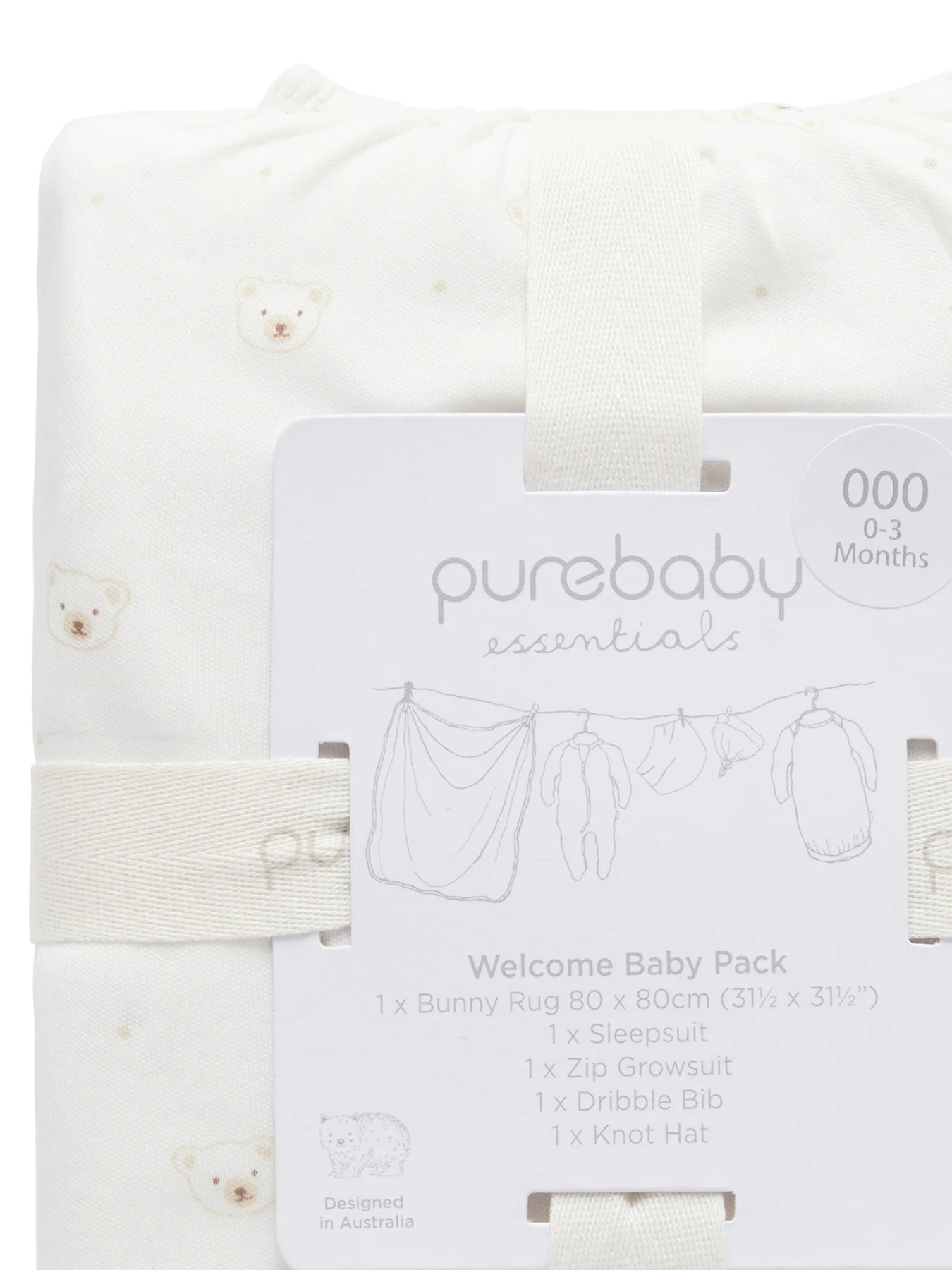 Welcome Baby Pack Vanilla Bear - Image 2