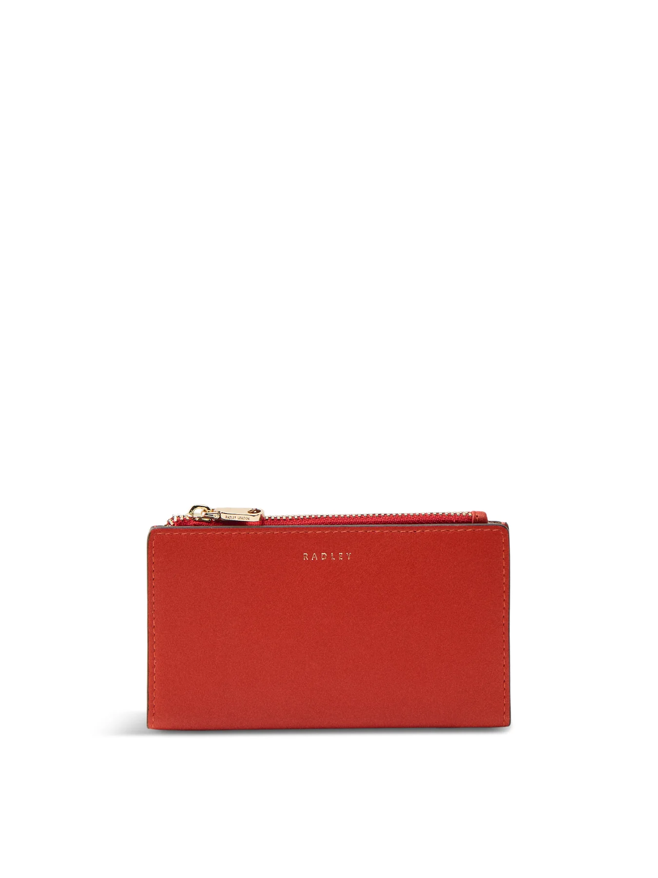 Coin Street Medium Ziptop Purse Flame