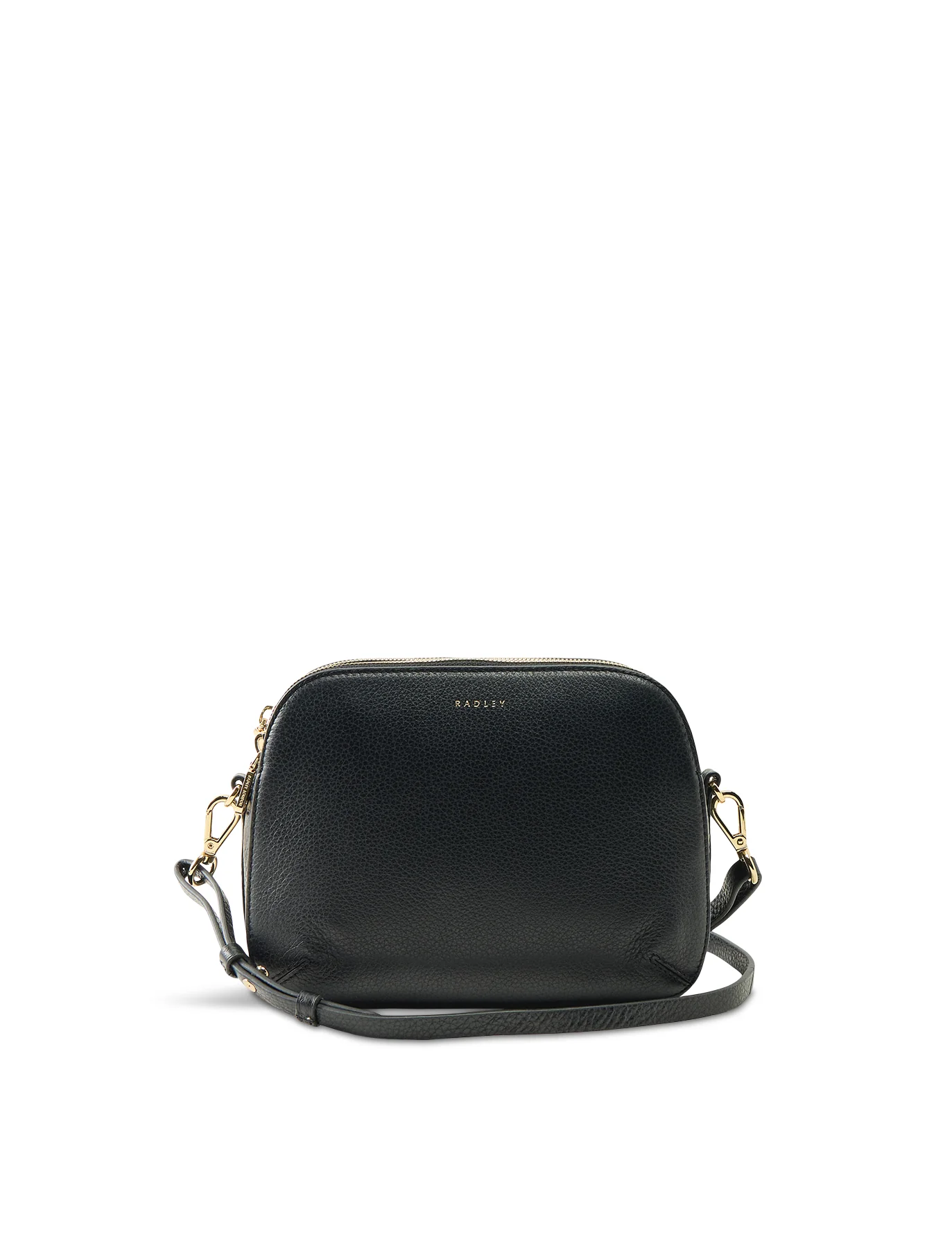 Dukes Place Medium Ziptop Crossbody Black