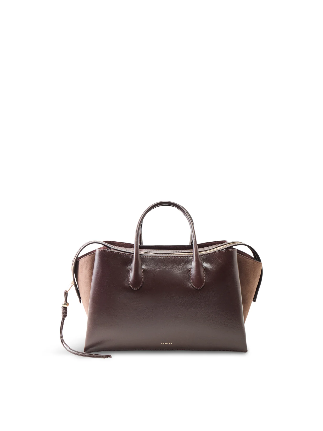 Romilly Large Ziptop Grab Brown