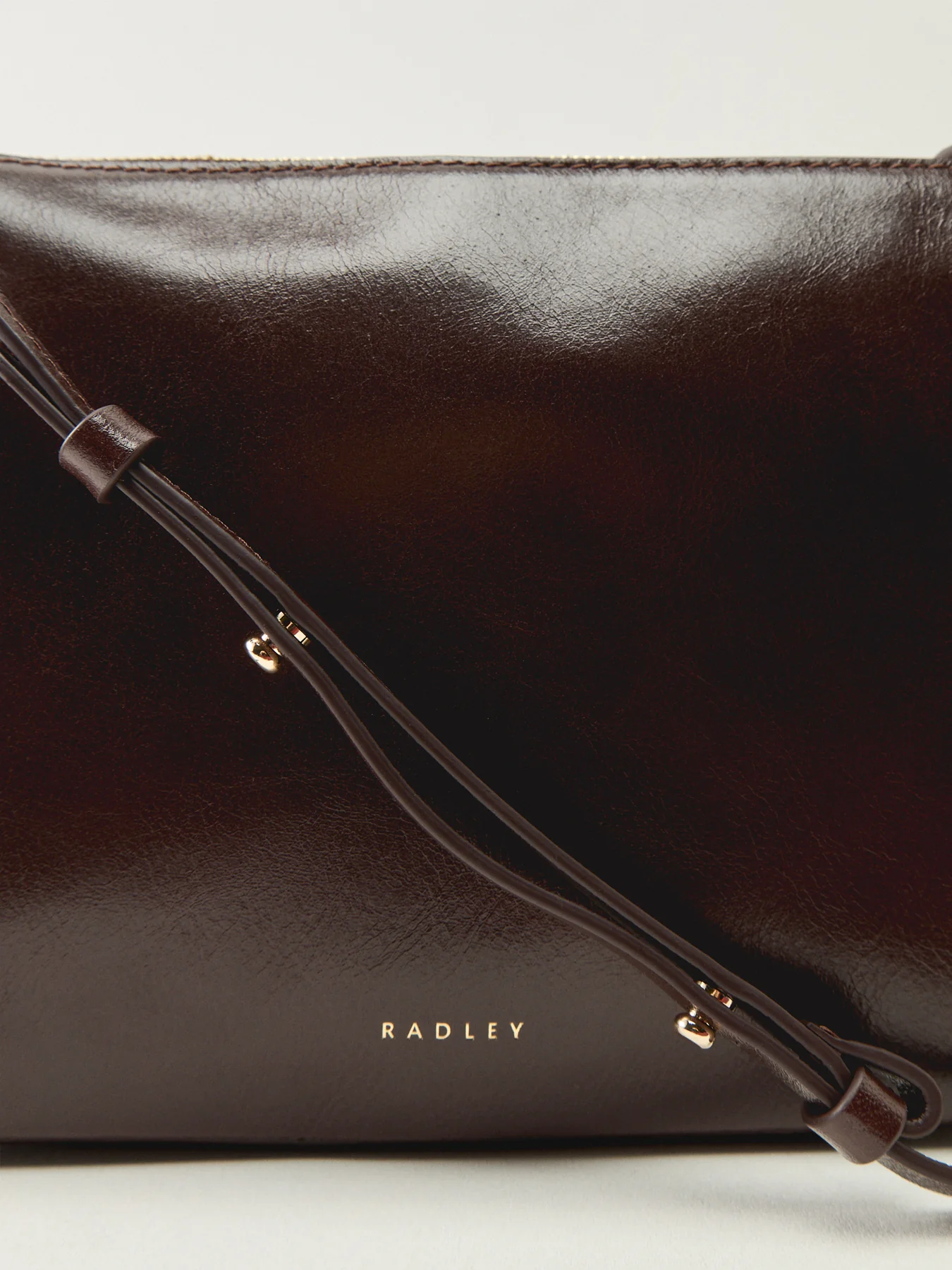 Romilly Medium Ziptop Crossbody Brown - Image 5