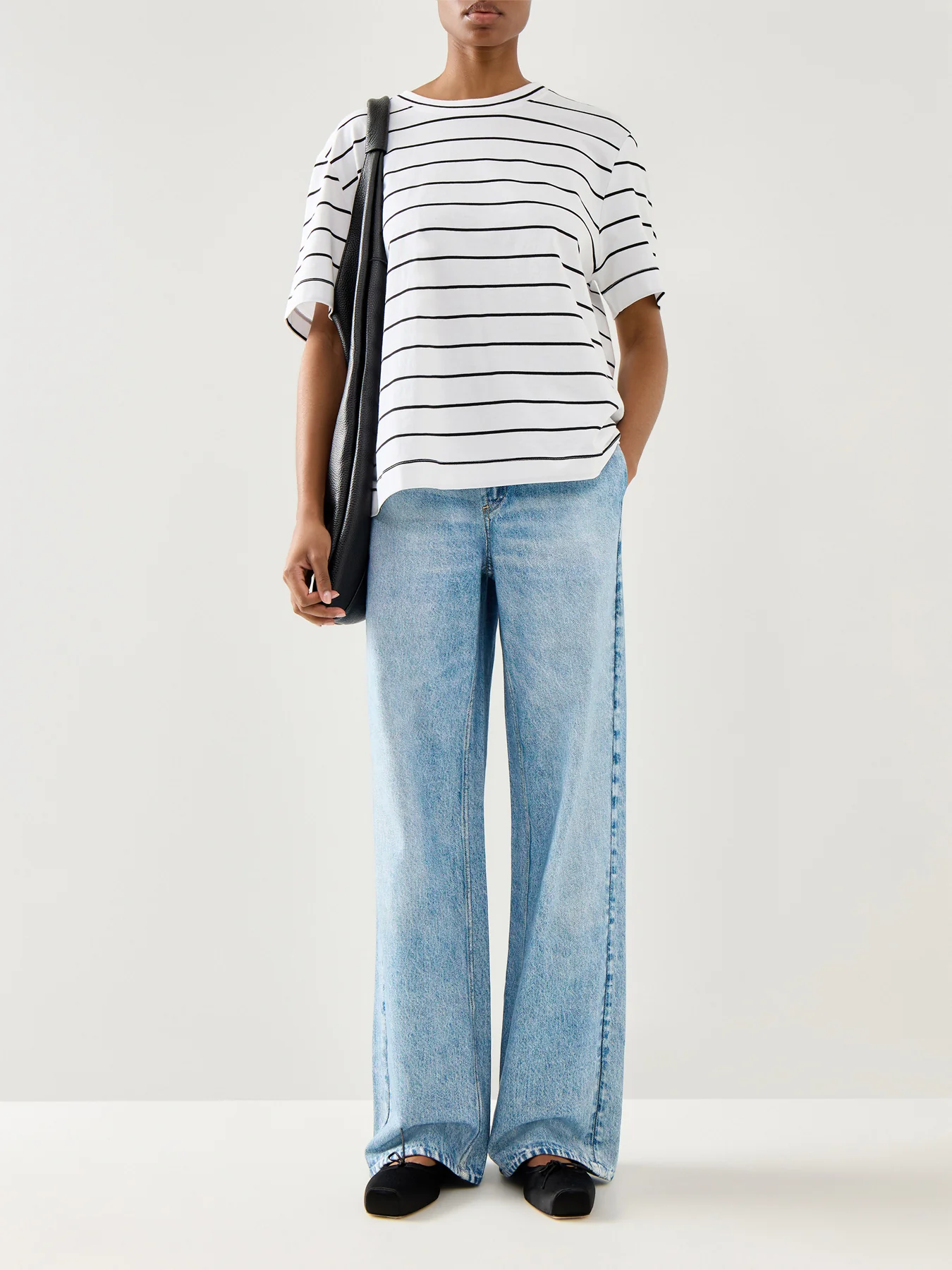 Miramar Wide Leg Trouser Blue - Image 2