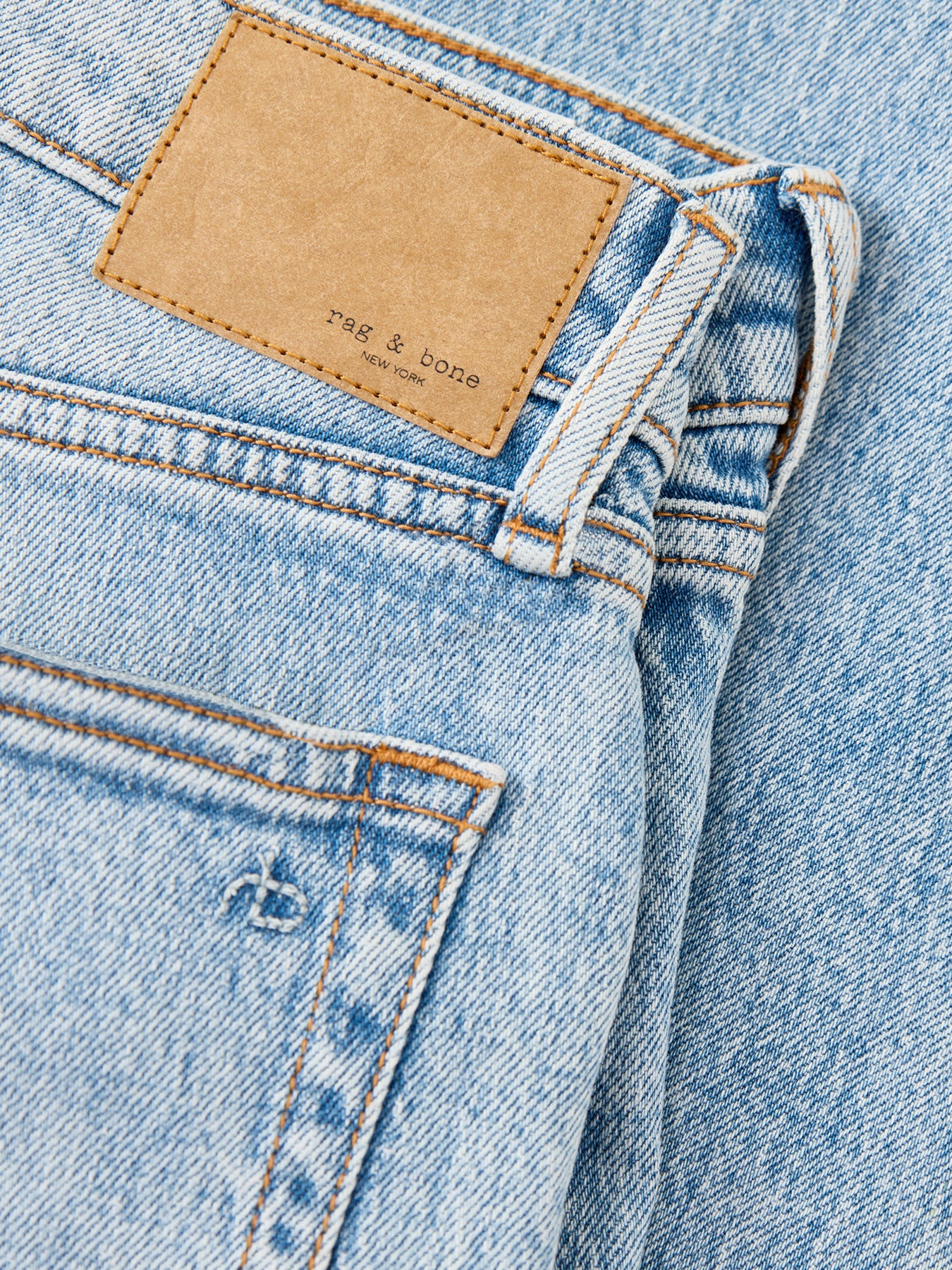 Harlow Mid Rise Ankle Straight Jeans Blue - Image 3