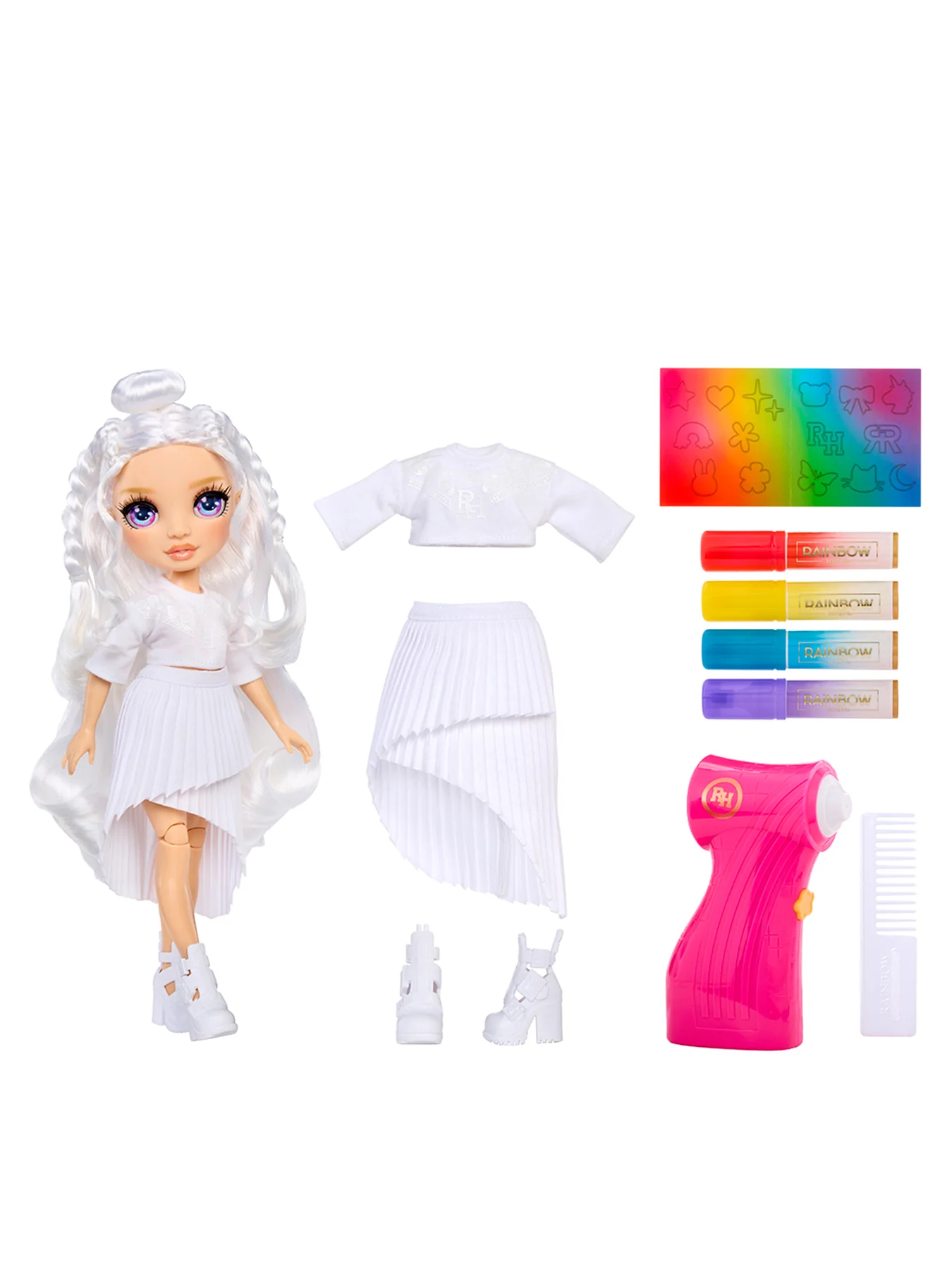 Air Brush Create Fashion Dolls Purple Eyes - Image 3