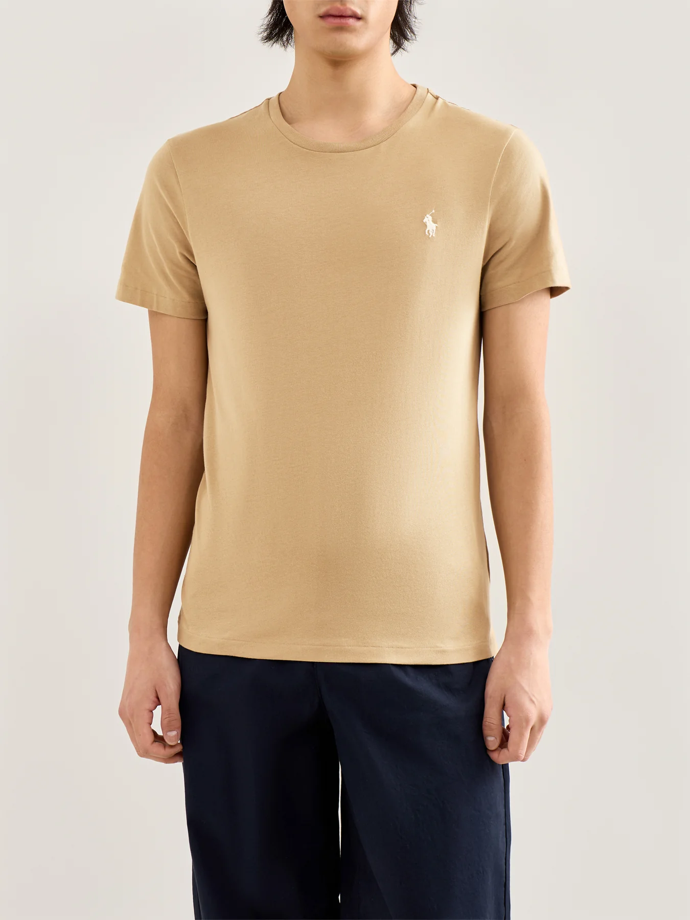Basic Cotton Tee Brown - Image 4