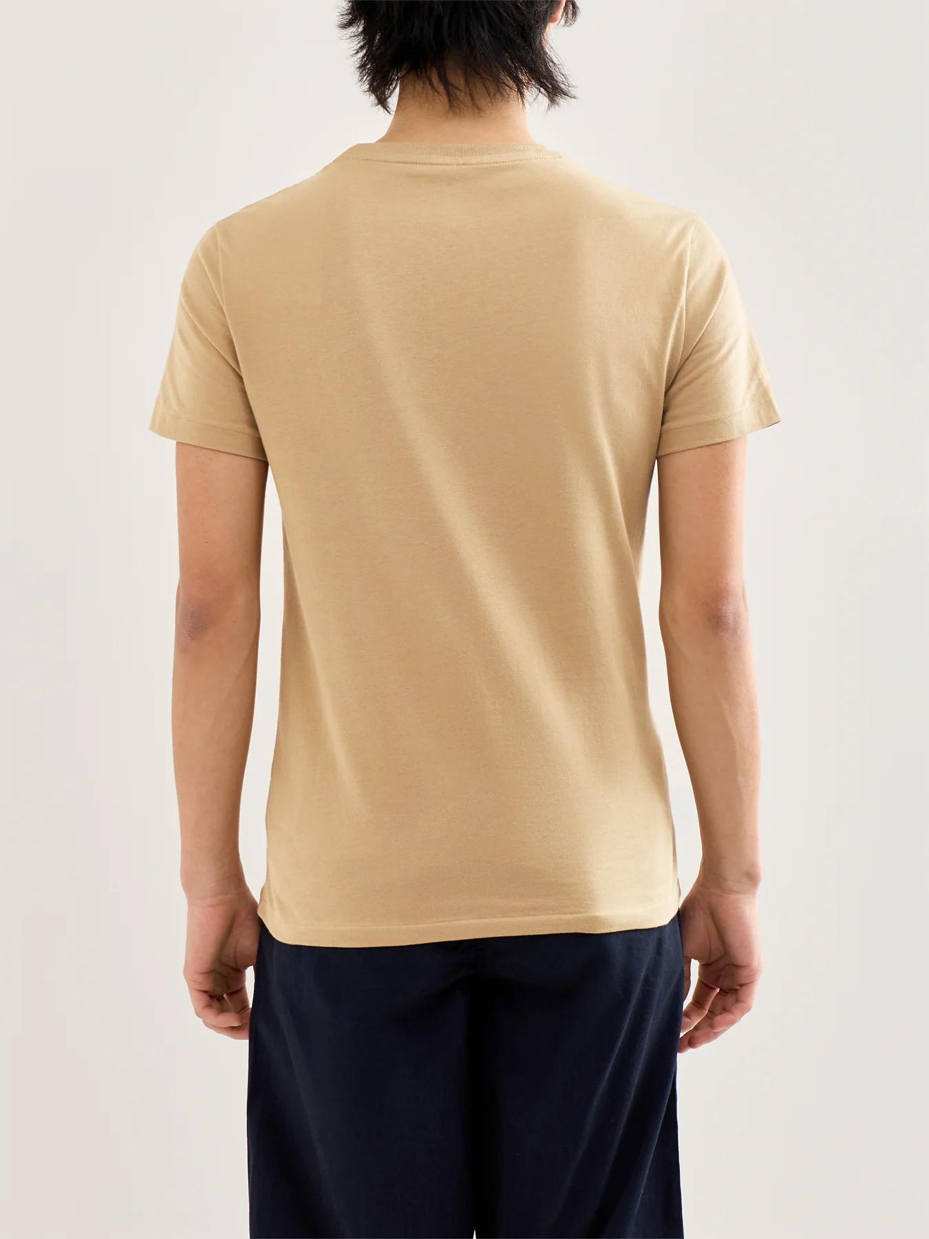 Basic Cotton Tee Brown - Image 5