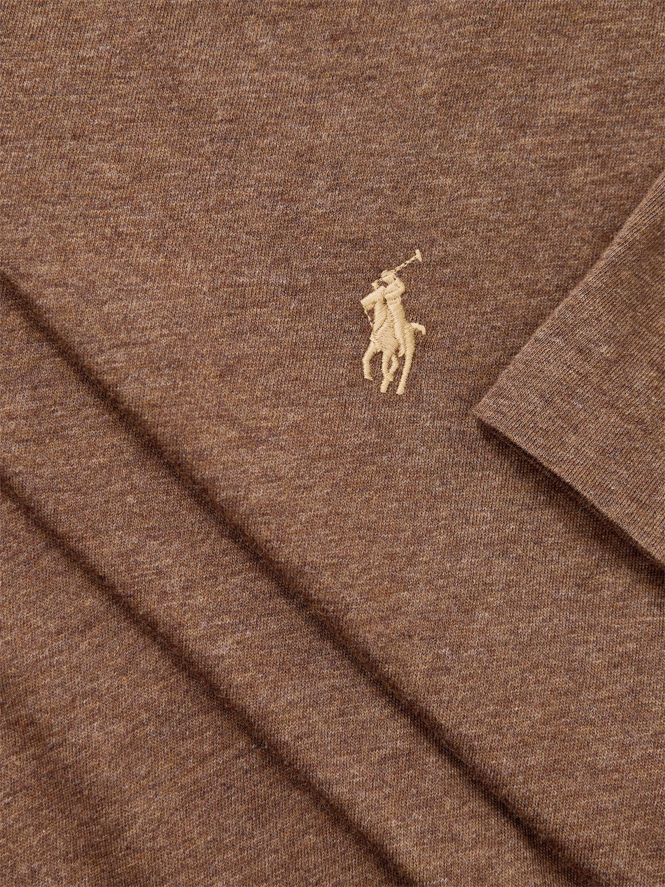 Basic Cotton T-Shirt Brown - Image 3