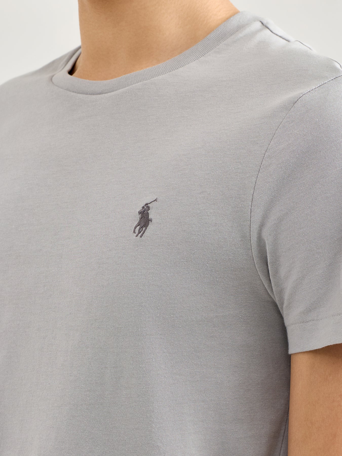 Basic Cotton Tee Grey - Image 3