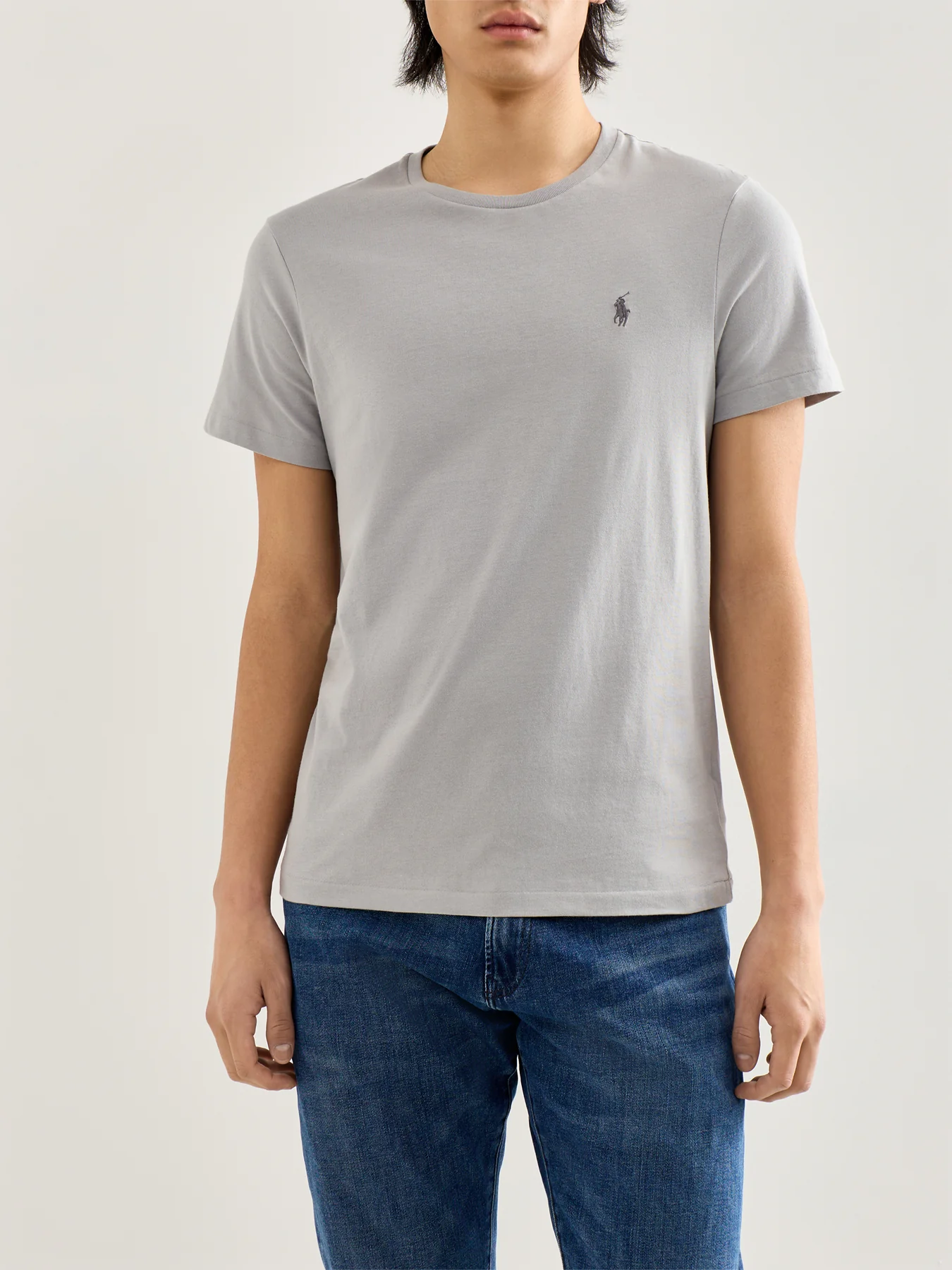 Basic Cotton Tee Grey - Image 4