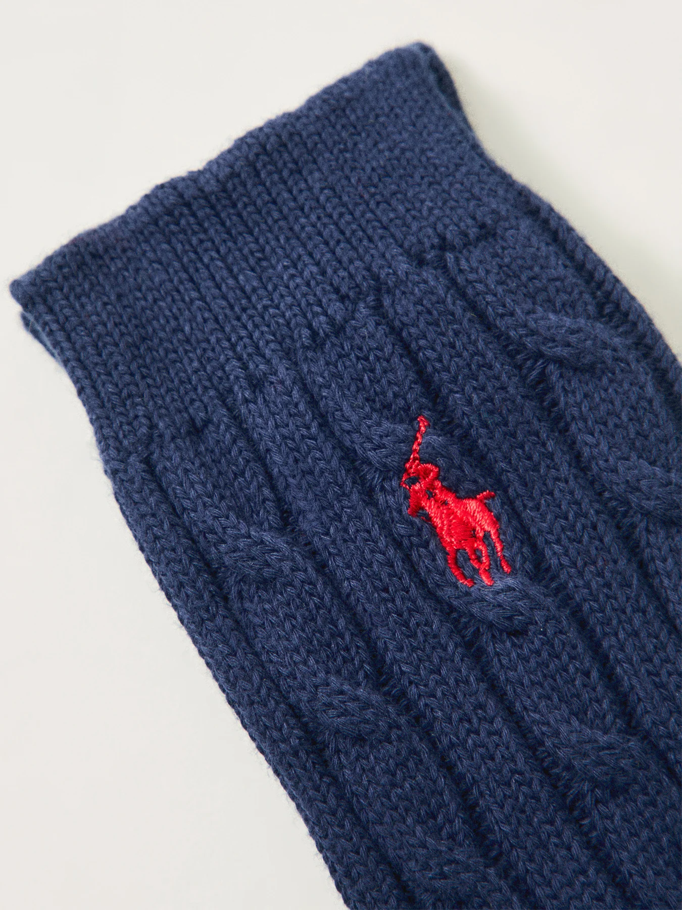 Cable Single Sock Navy - Image 2