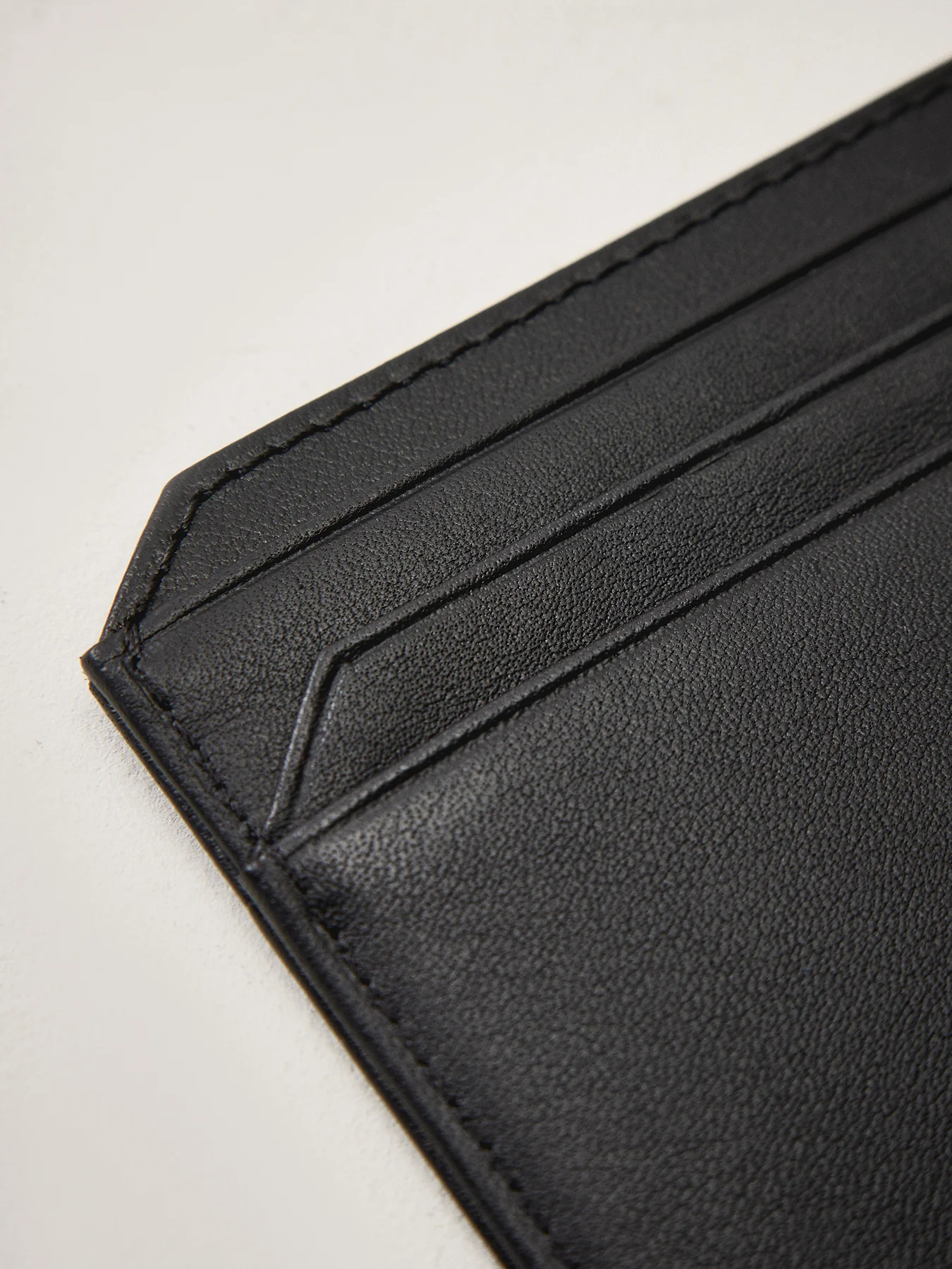 Leather Card Case Black - Image 3