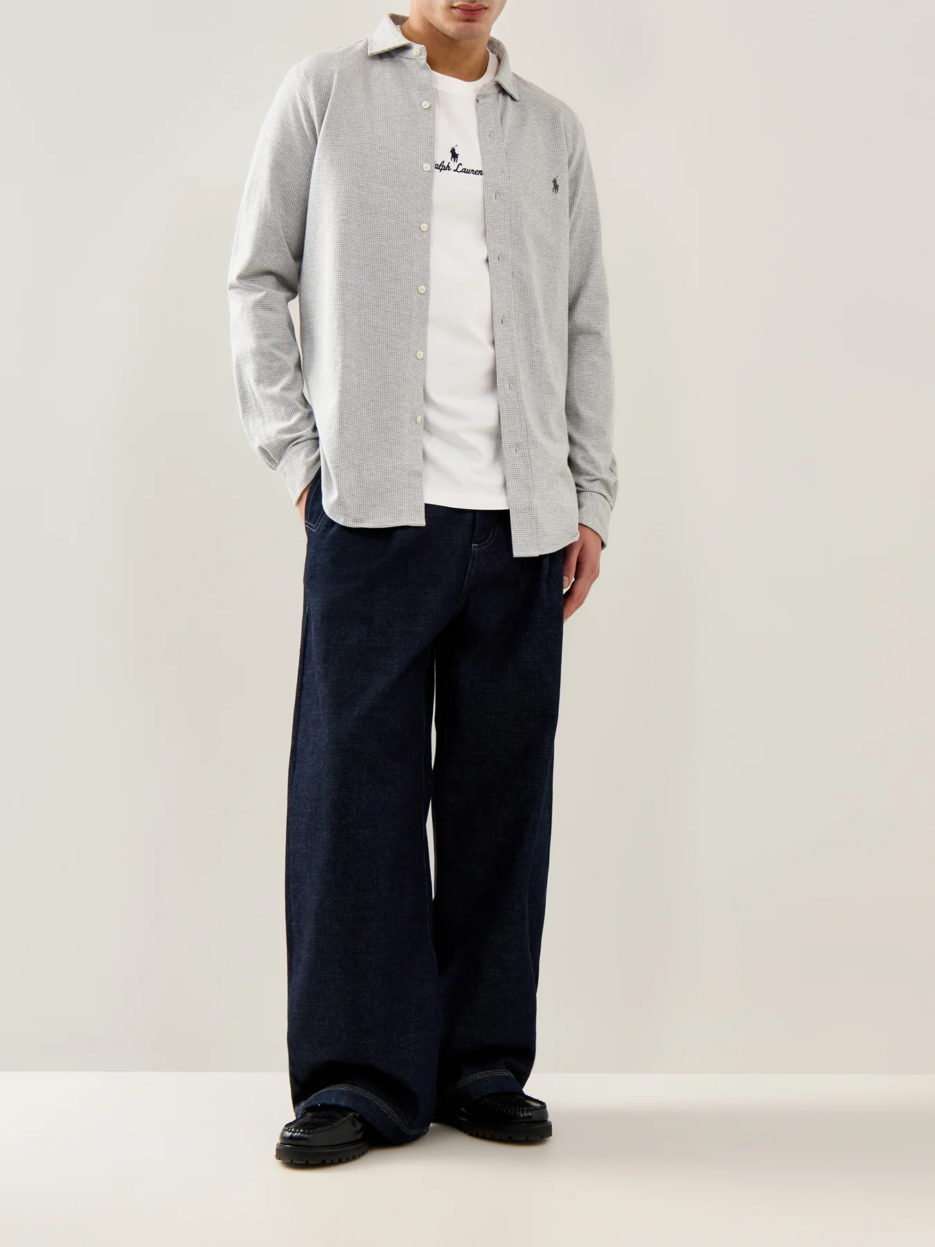 Central Rope Logo T-Shirt White - Image 2