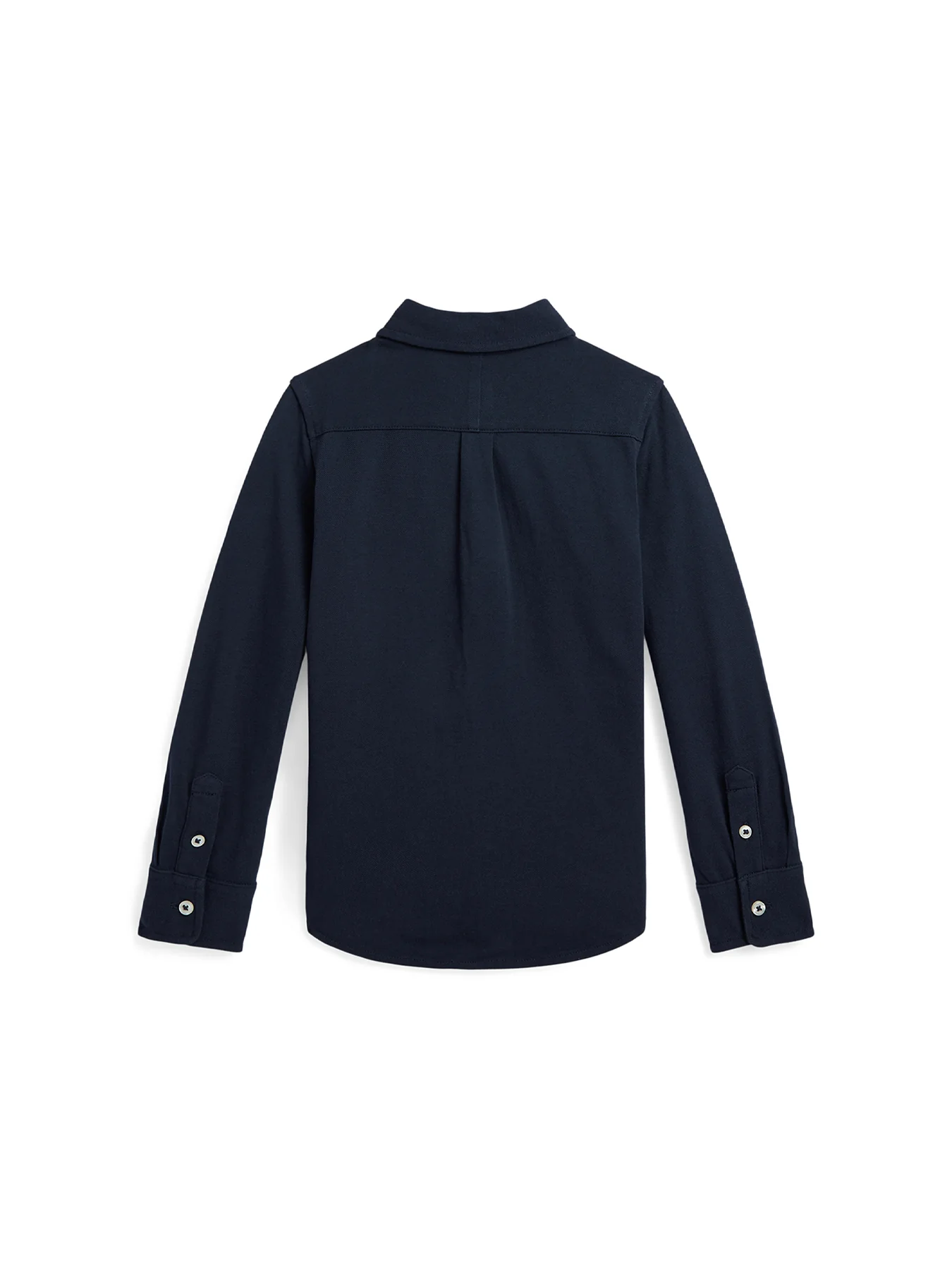 Kids' Featherweight Cotton Oxford Shirt Navy - Image 6