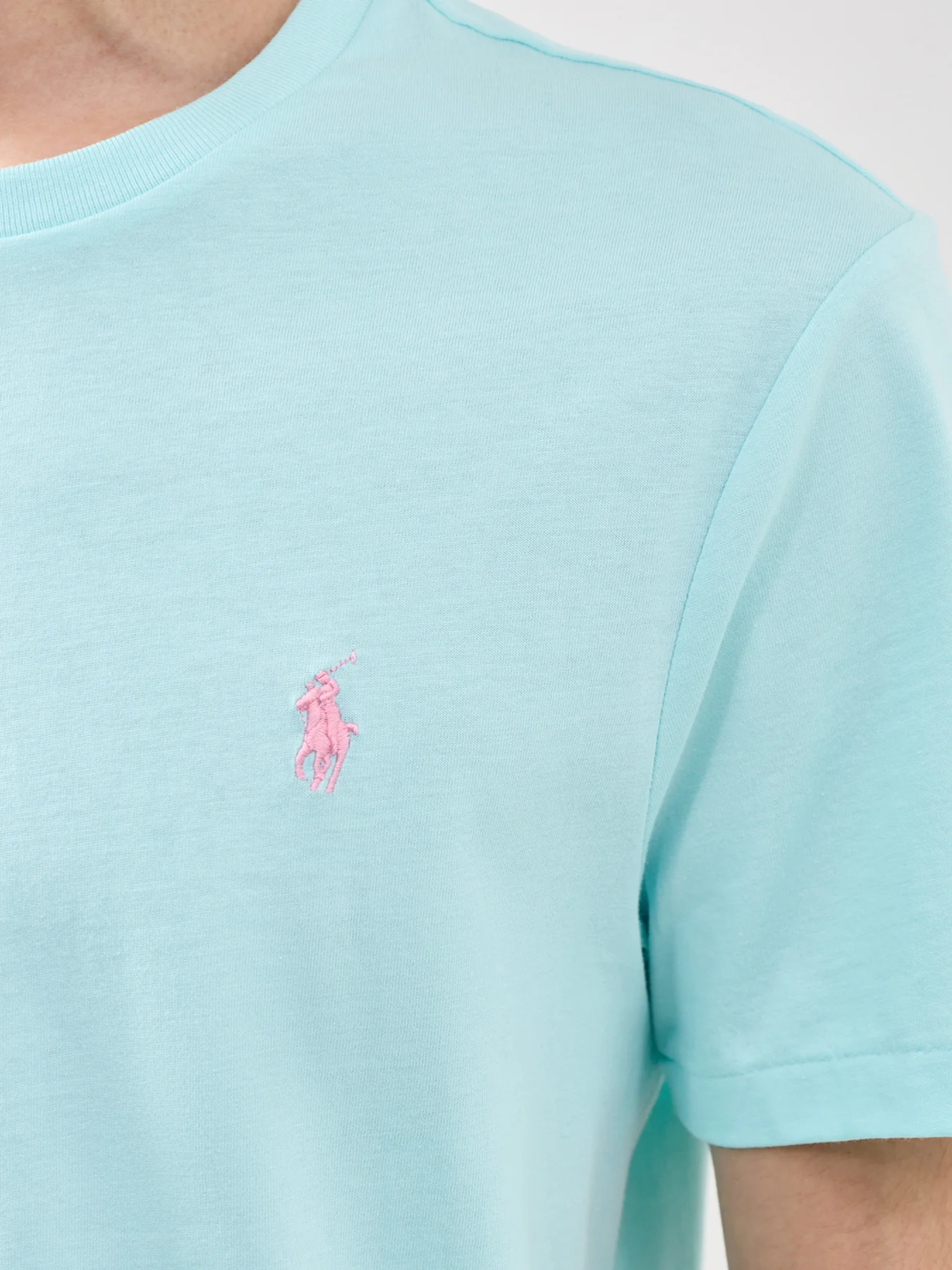 Classic T-Shirt Aqua Blue - Image 3