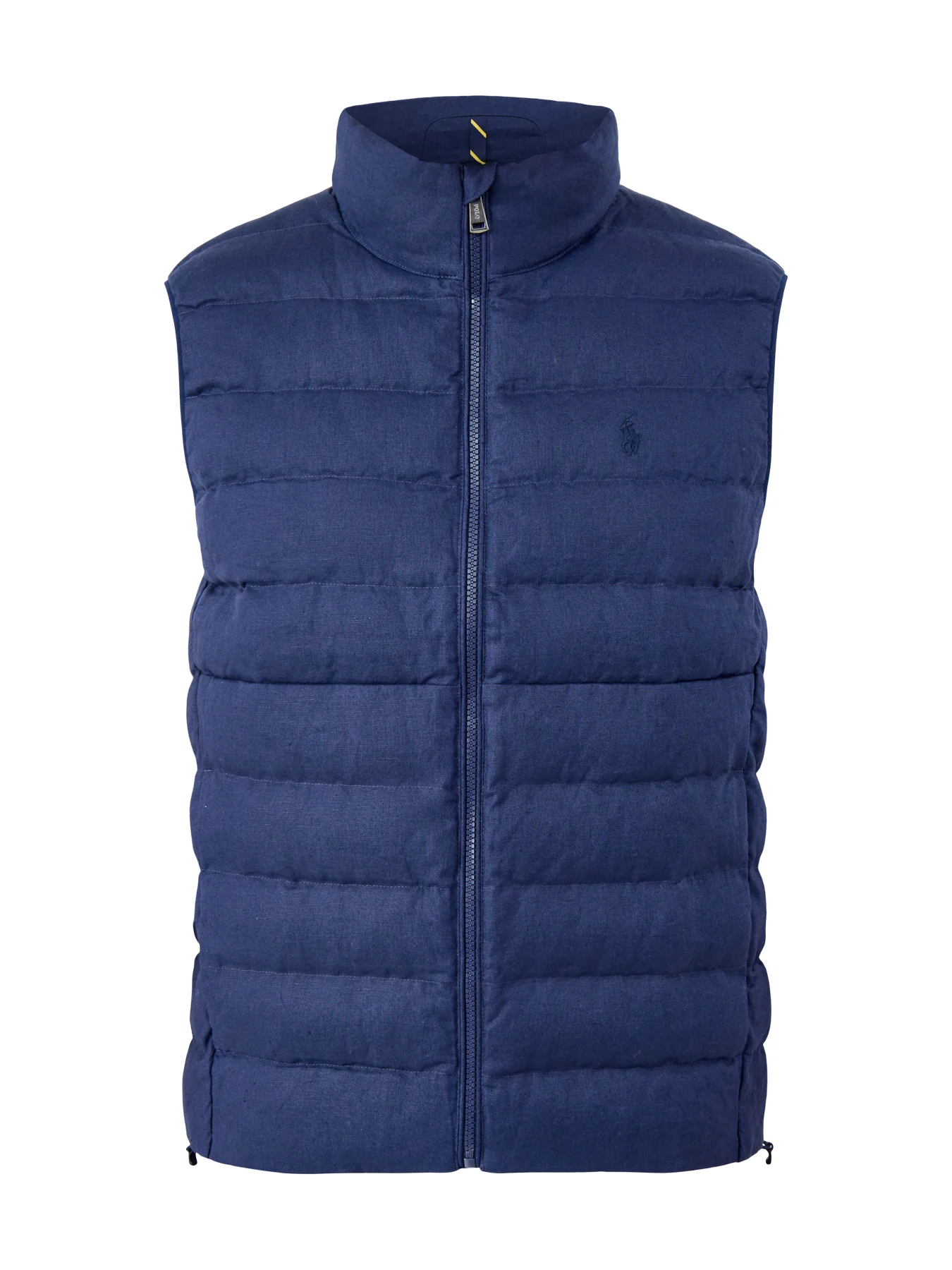 Light Puffer Linen Gilet Navy