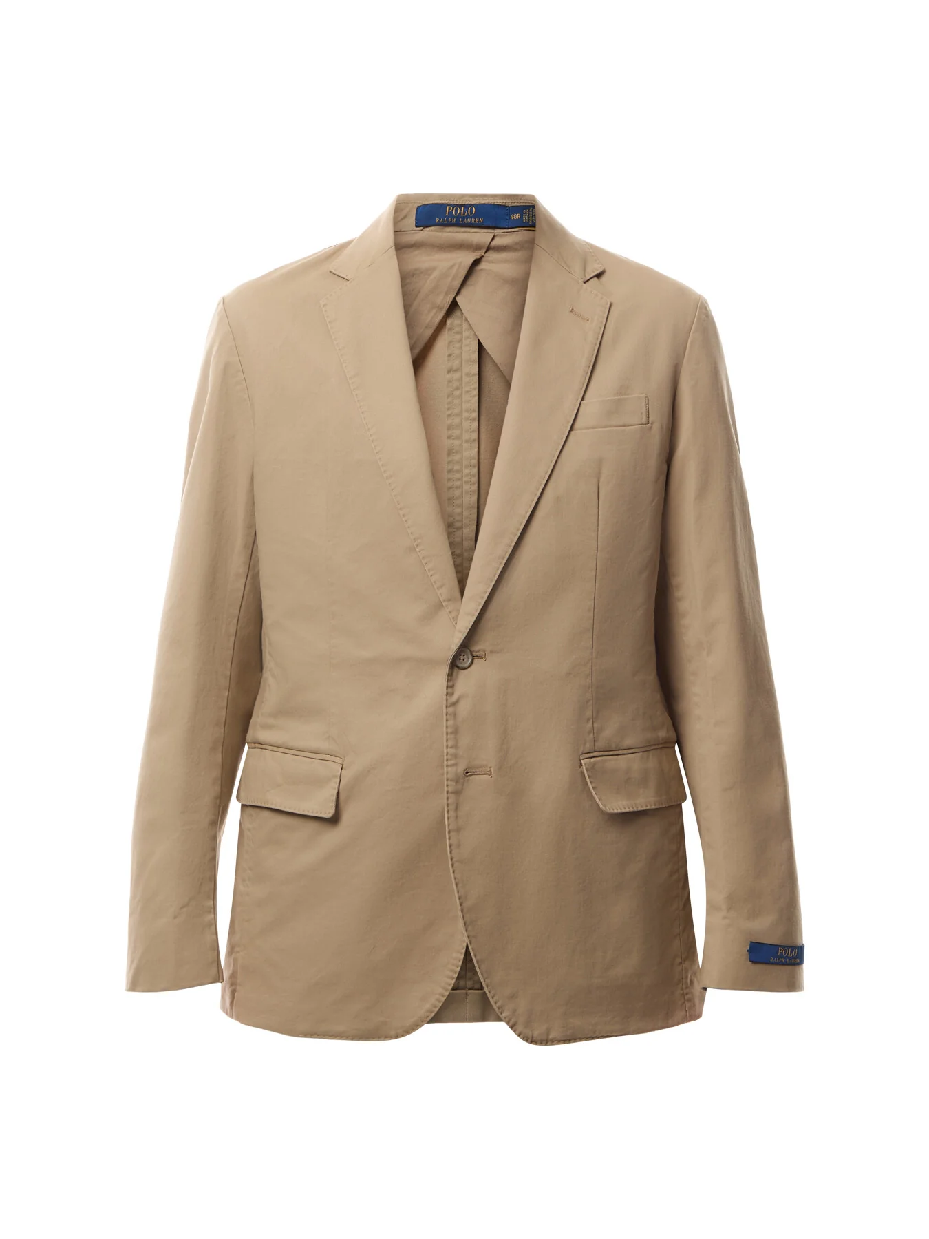 Cotton Stretch Chino Suit Jacket Monument Tan - Image 6
