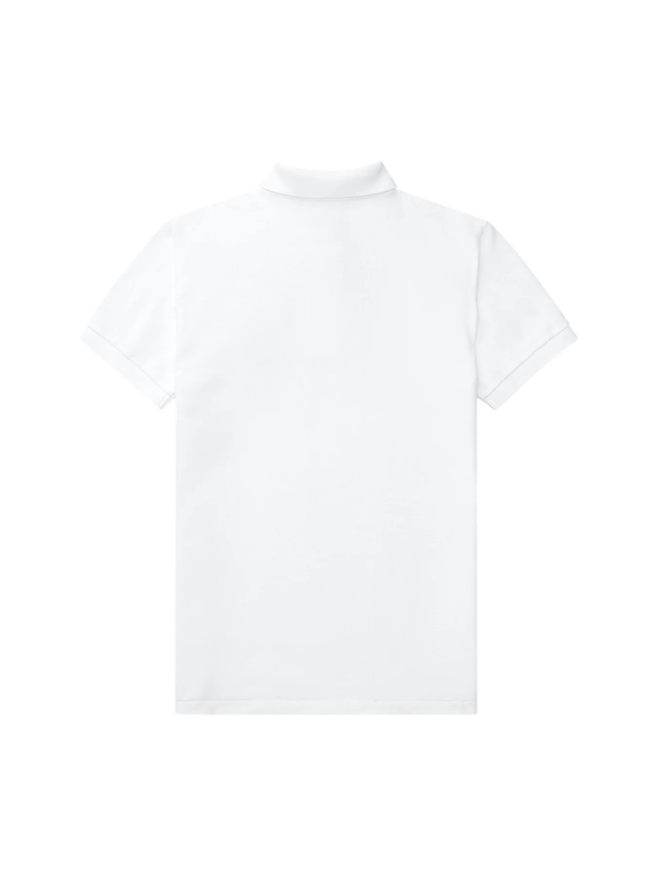 Slim Fit Cotton Polo White - Image 5