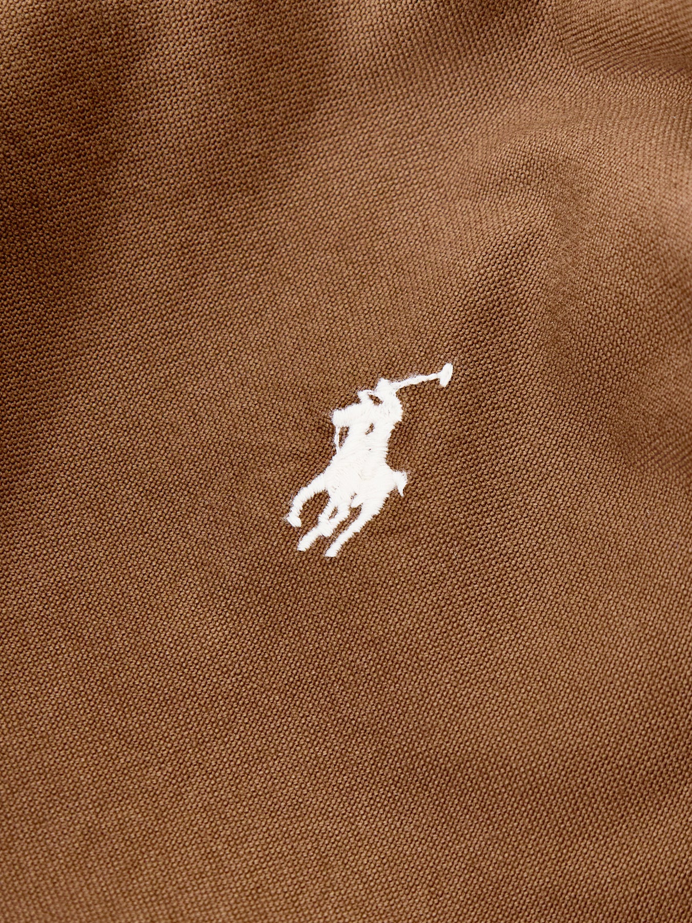 Garment-Dyed Oxford Shirt Brown - Image 3
