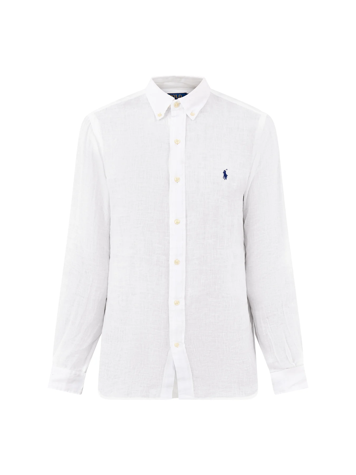 Custom Fit Linen Shirt White
