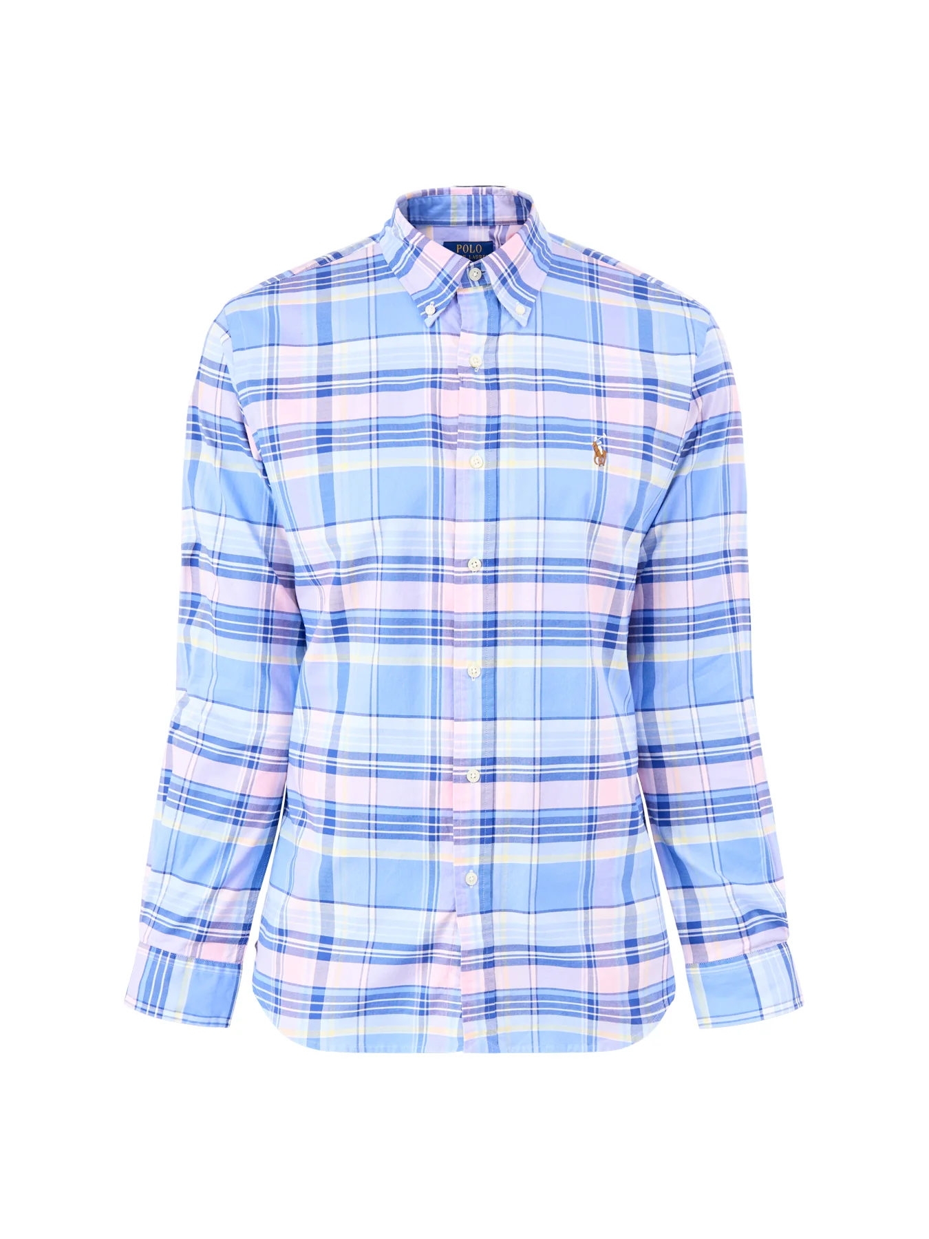 Custom Fit Oxford Check Shirt Multi