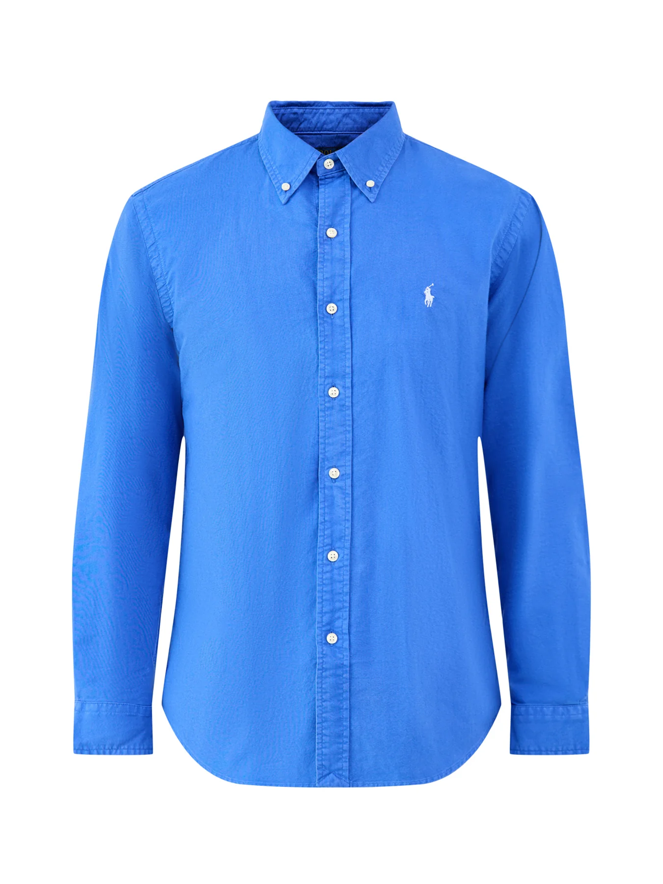 Custom Fit Oxford Shirt Blue