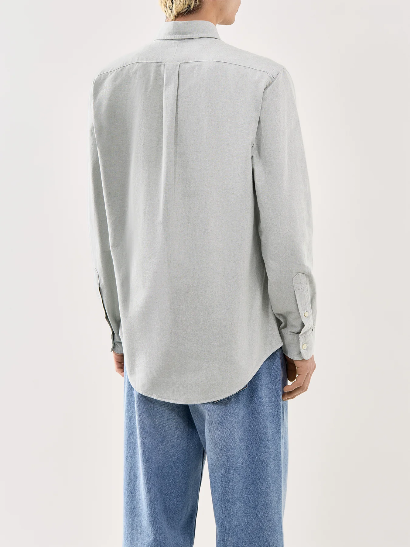 Custom Fit Oxford Shirt Green - Image 5