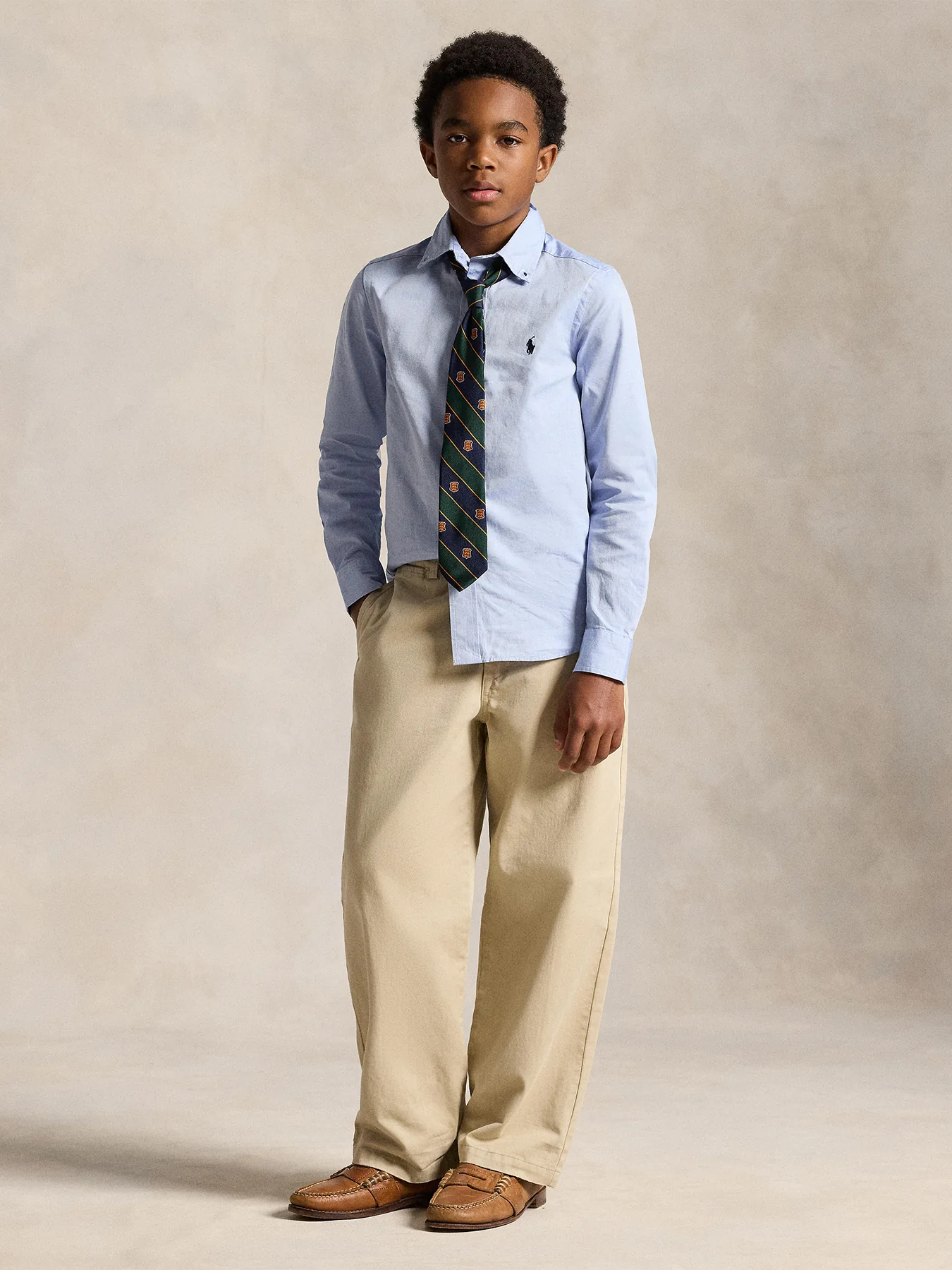 Kids’ Custom Fit Oxford Shirt - Image 10
