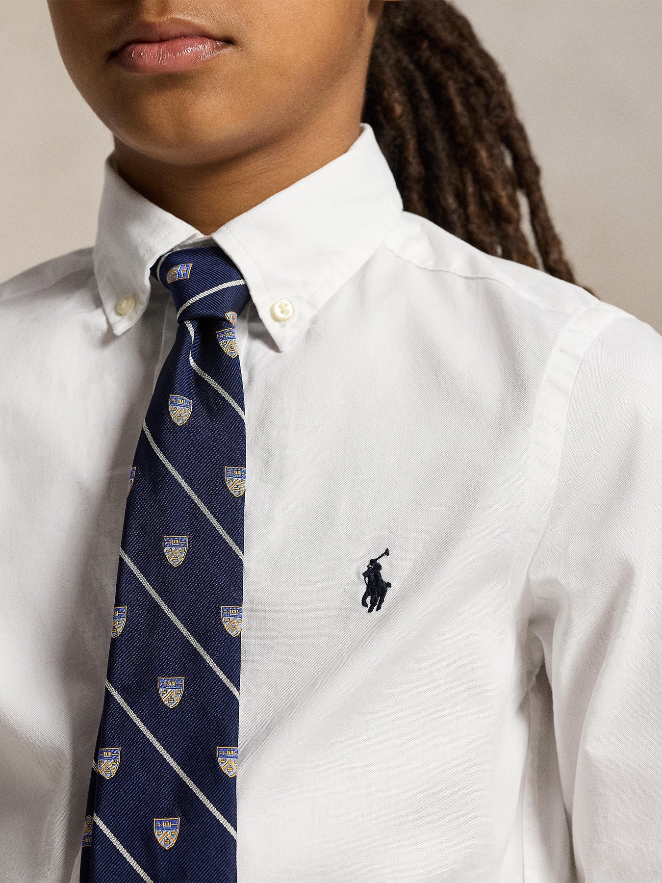 Kids’ Custom Fit Oxford Shirt - Image 4