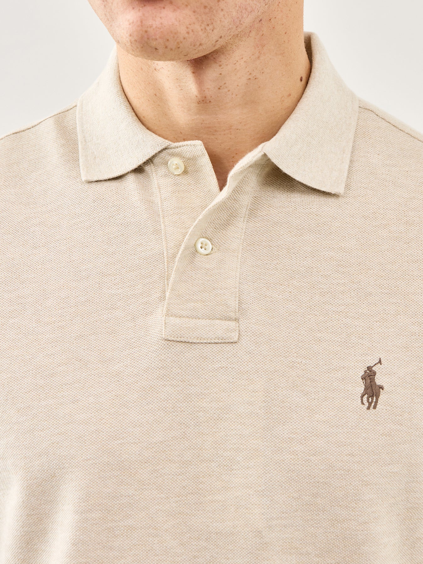 Custom Fit Polo Top Grey - Image 3