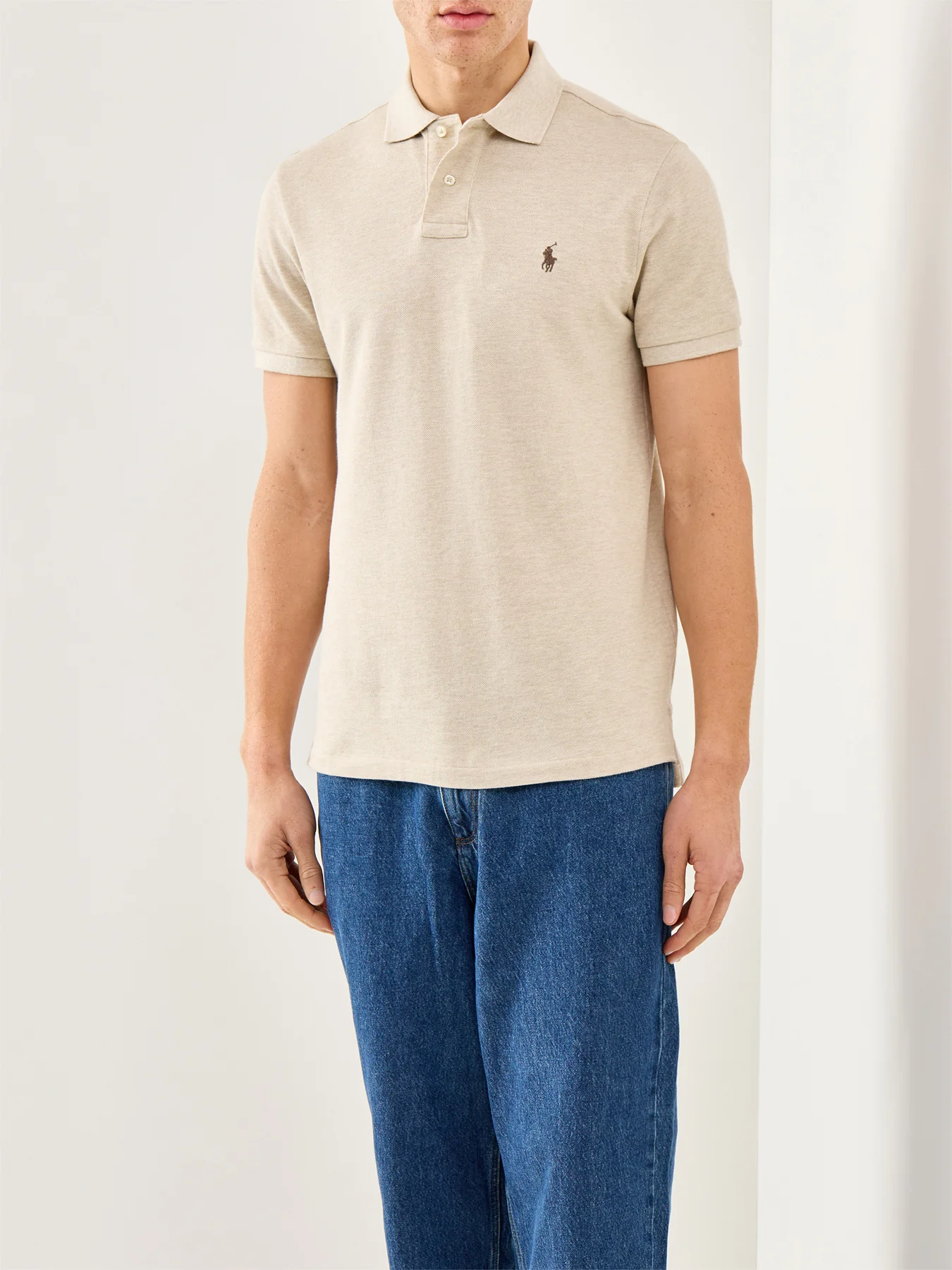 Custom Fit Polo Top Grey - Image 4