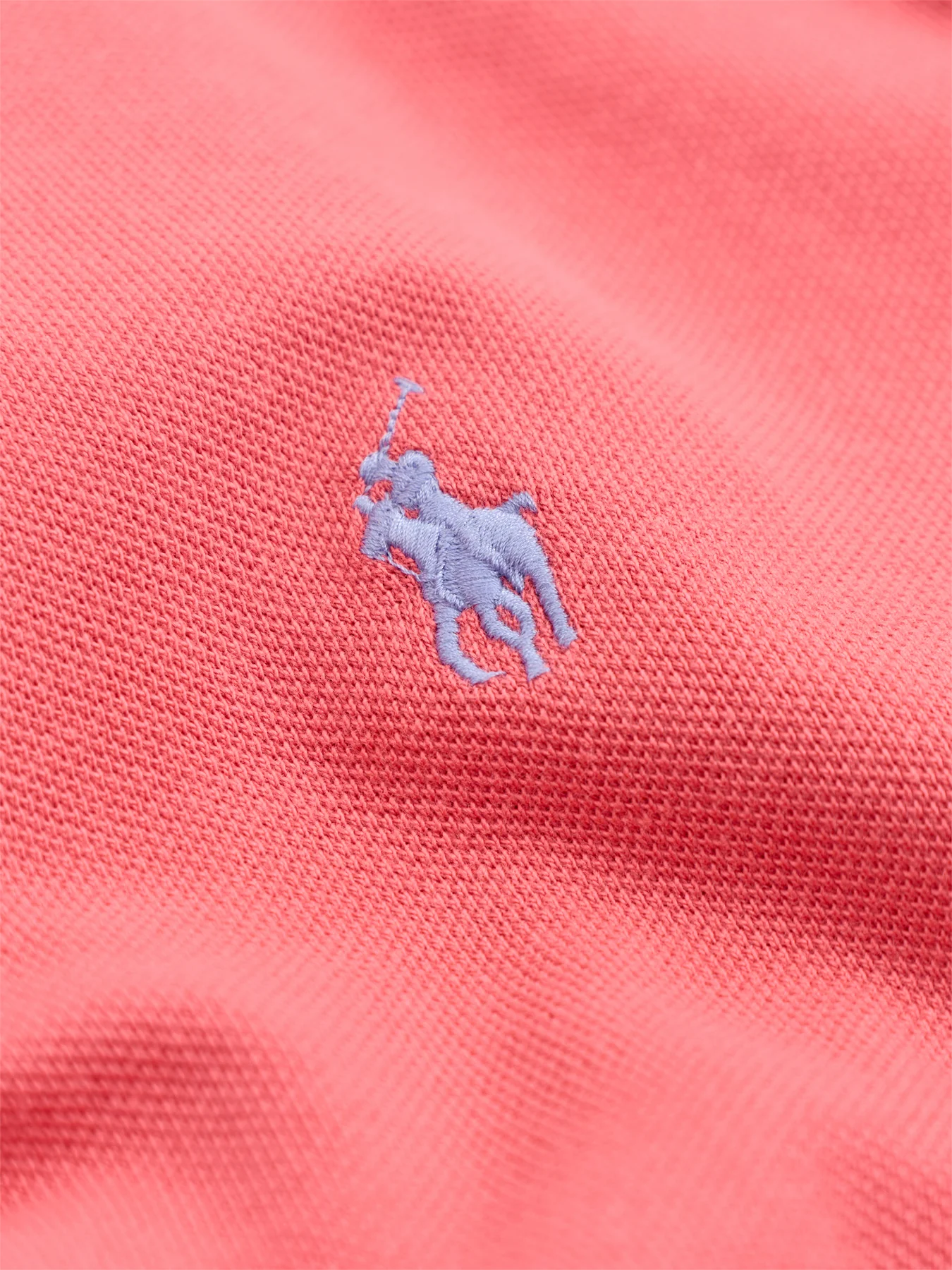 Custom Fit Polo Shirt Red - Image 3