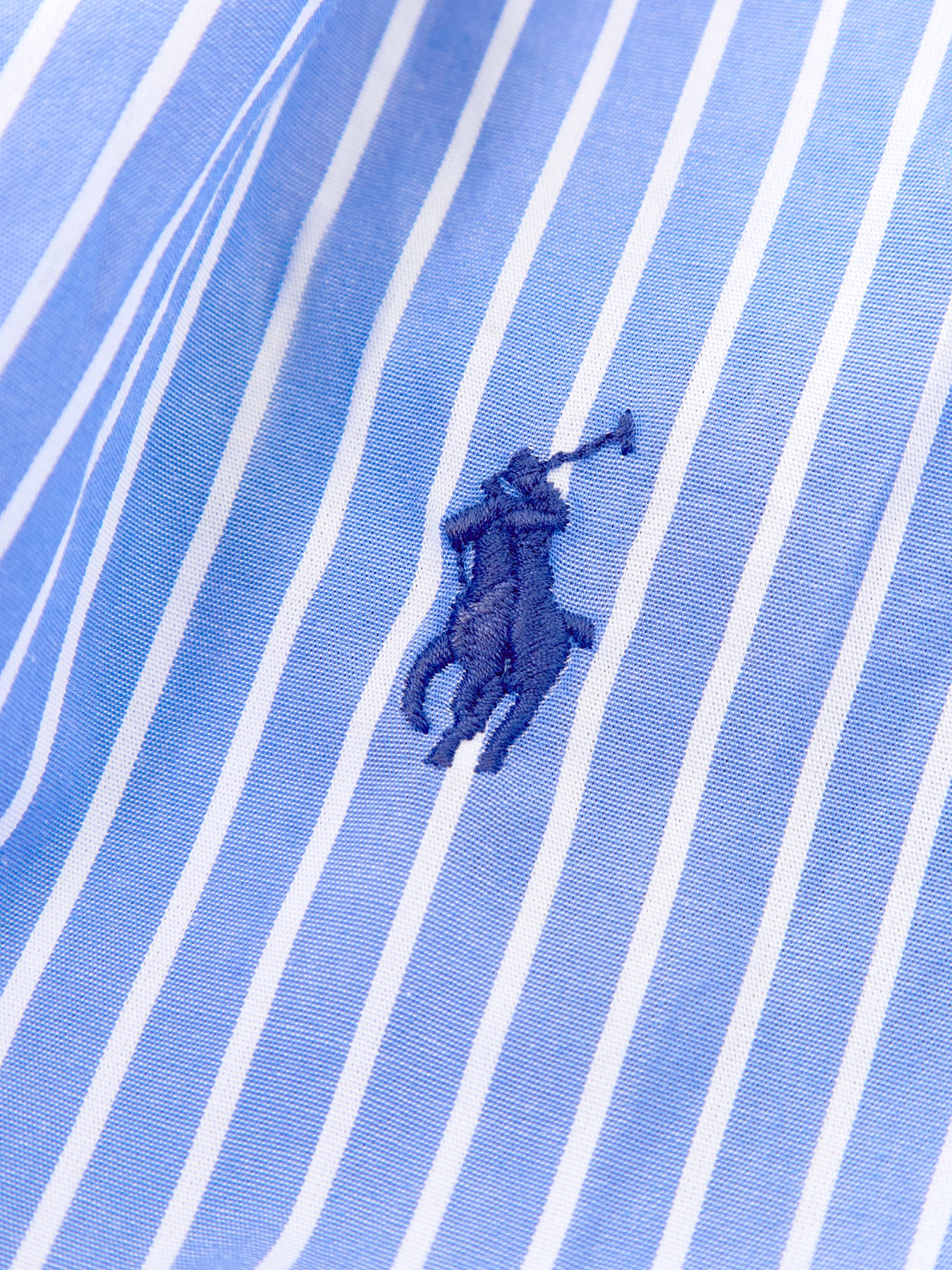 Custom Fit Stripe Shirt Blue - Image 3