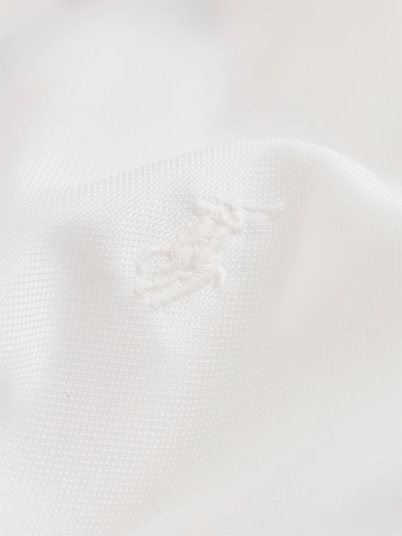 Custom Fit Textured Tonal Oxford Shirt Light Blue - Image 3