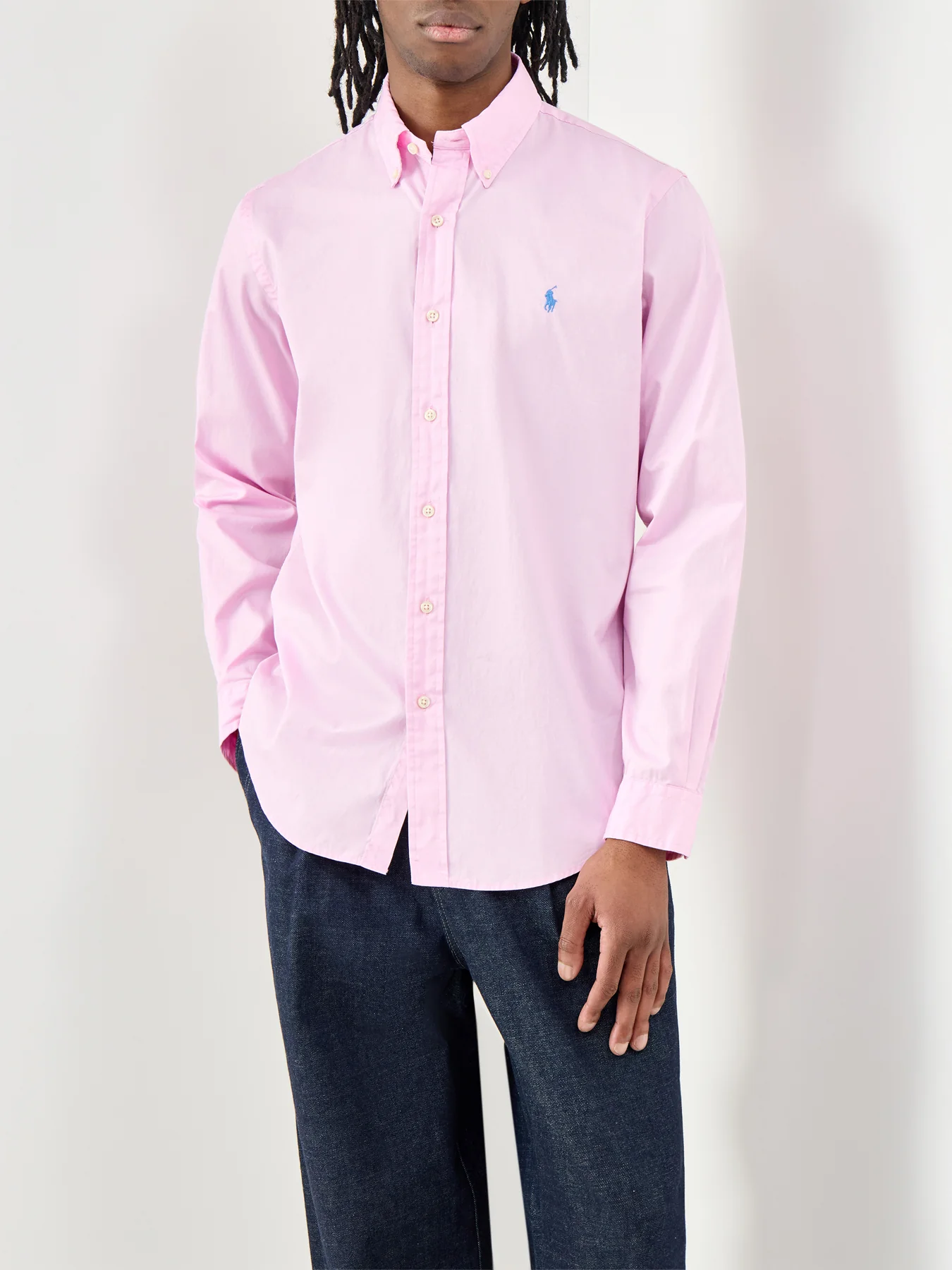 Ralph Lauren Custom Fit Twill Shirt Carmel Pink - Image 4