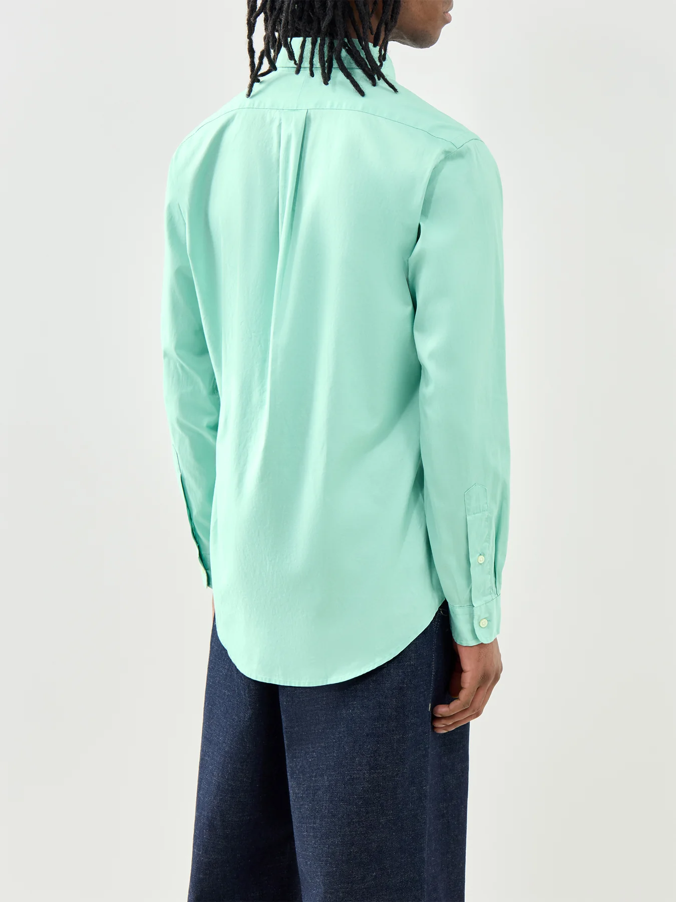 Ralph Lauren Custom Fit Twill Shirt Celadon - Image 5