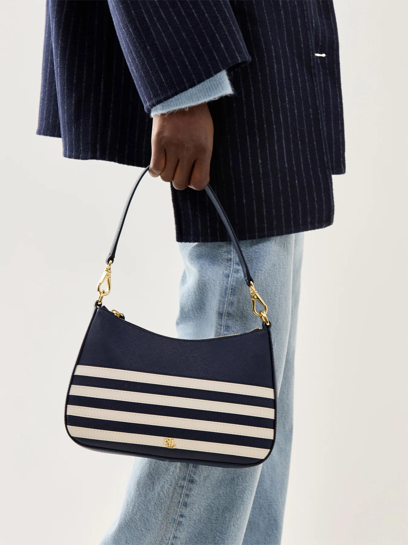 Danni 26 Medium Shoulder Bag Blue - Image 2