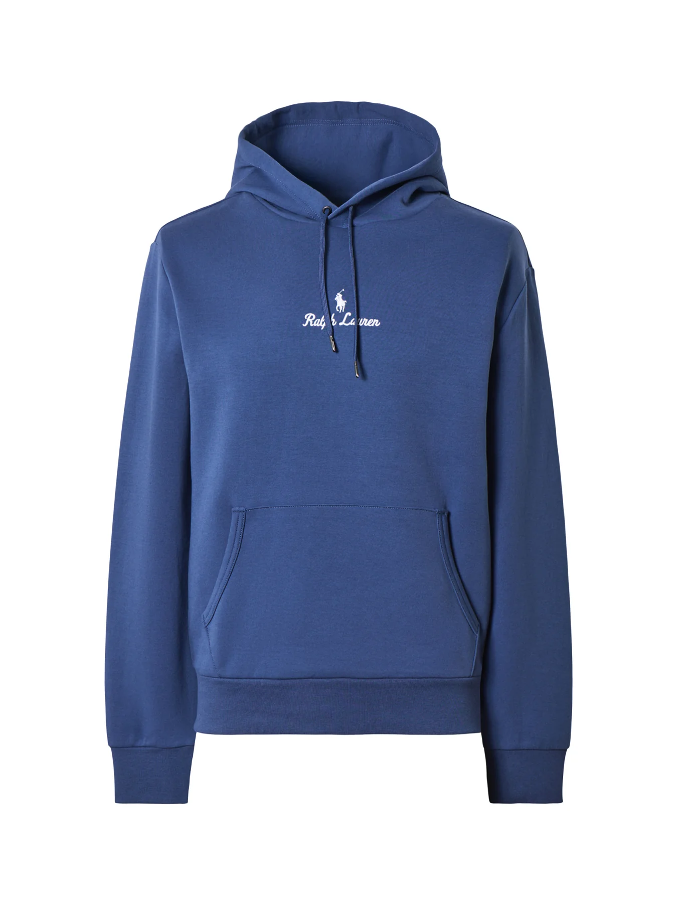 Double Knit Central Rope Logo Hoodie Blue
