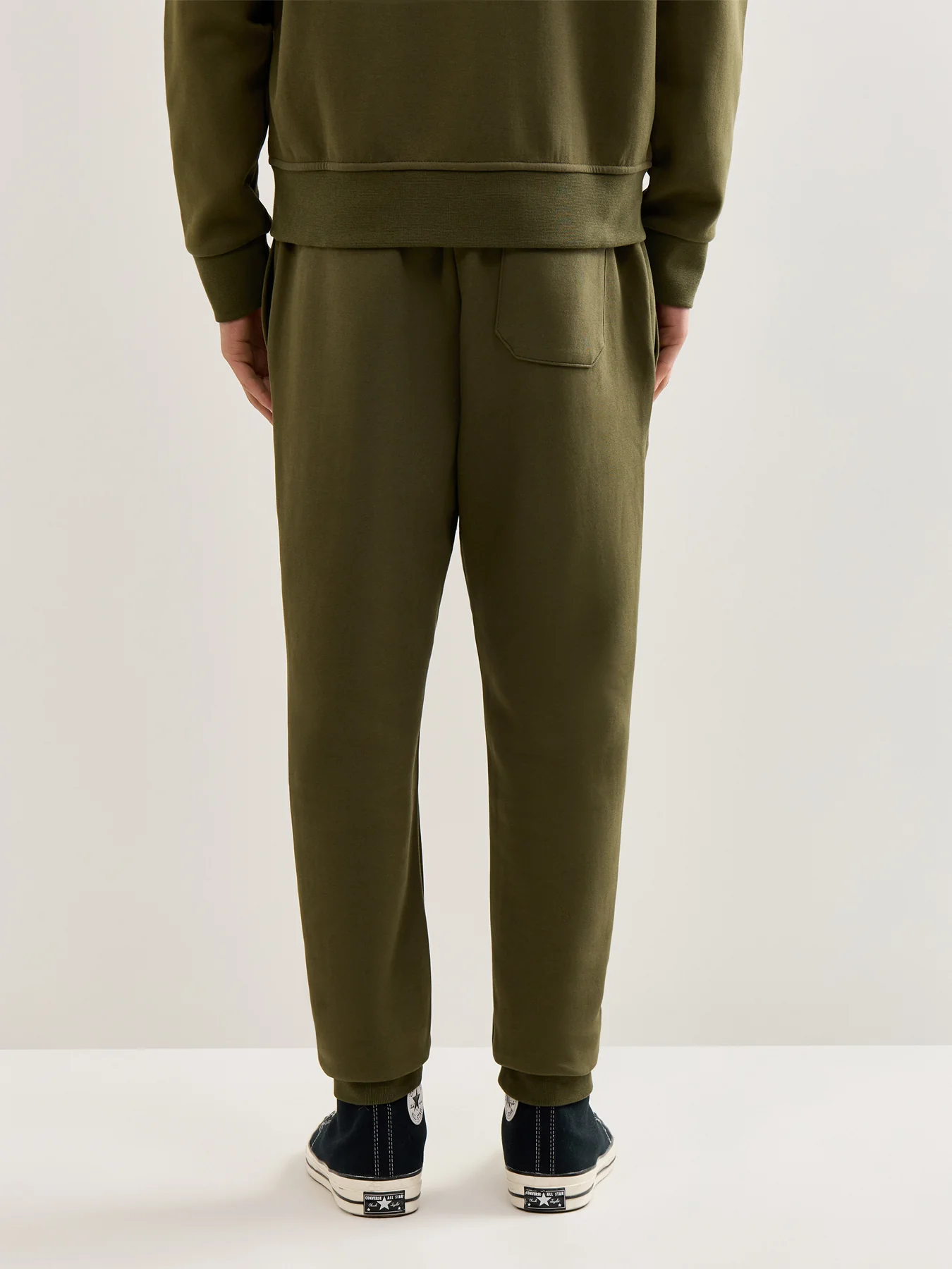 Double Knit Joggers Olive - Image 5
