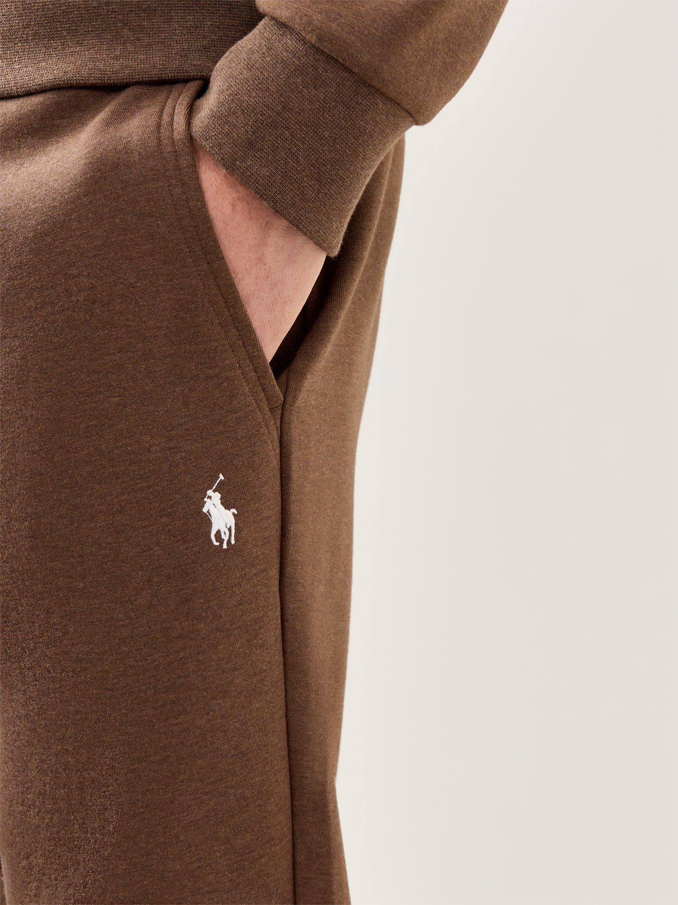Double Knit Joggers Brown - Image 3