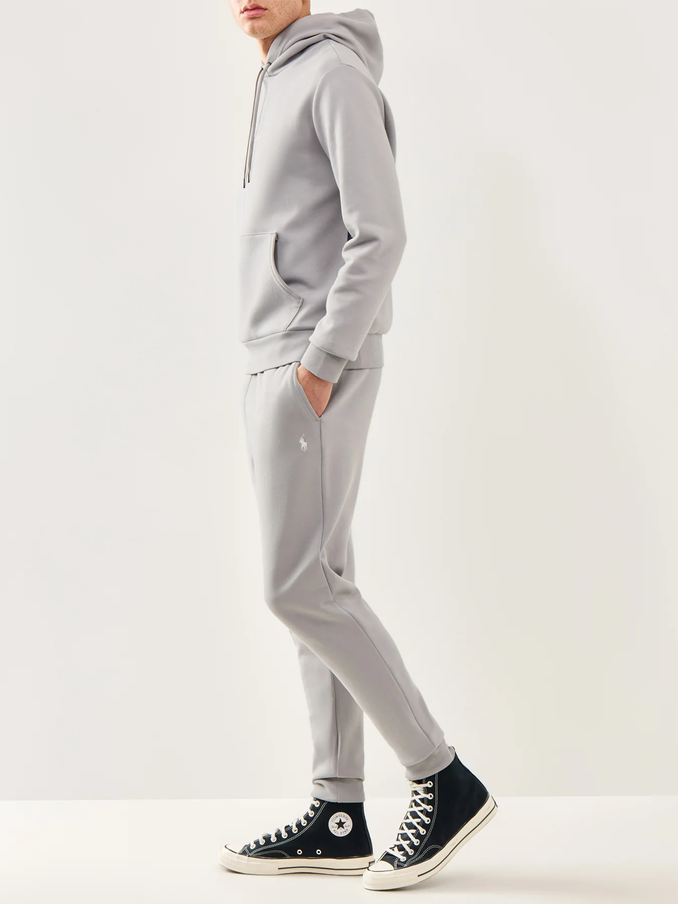 Double Knit Joggers Grey - Image 2
