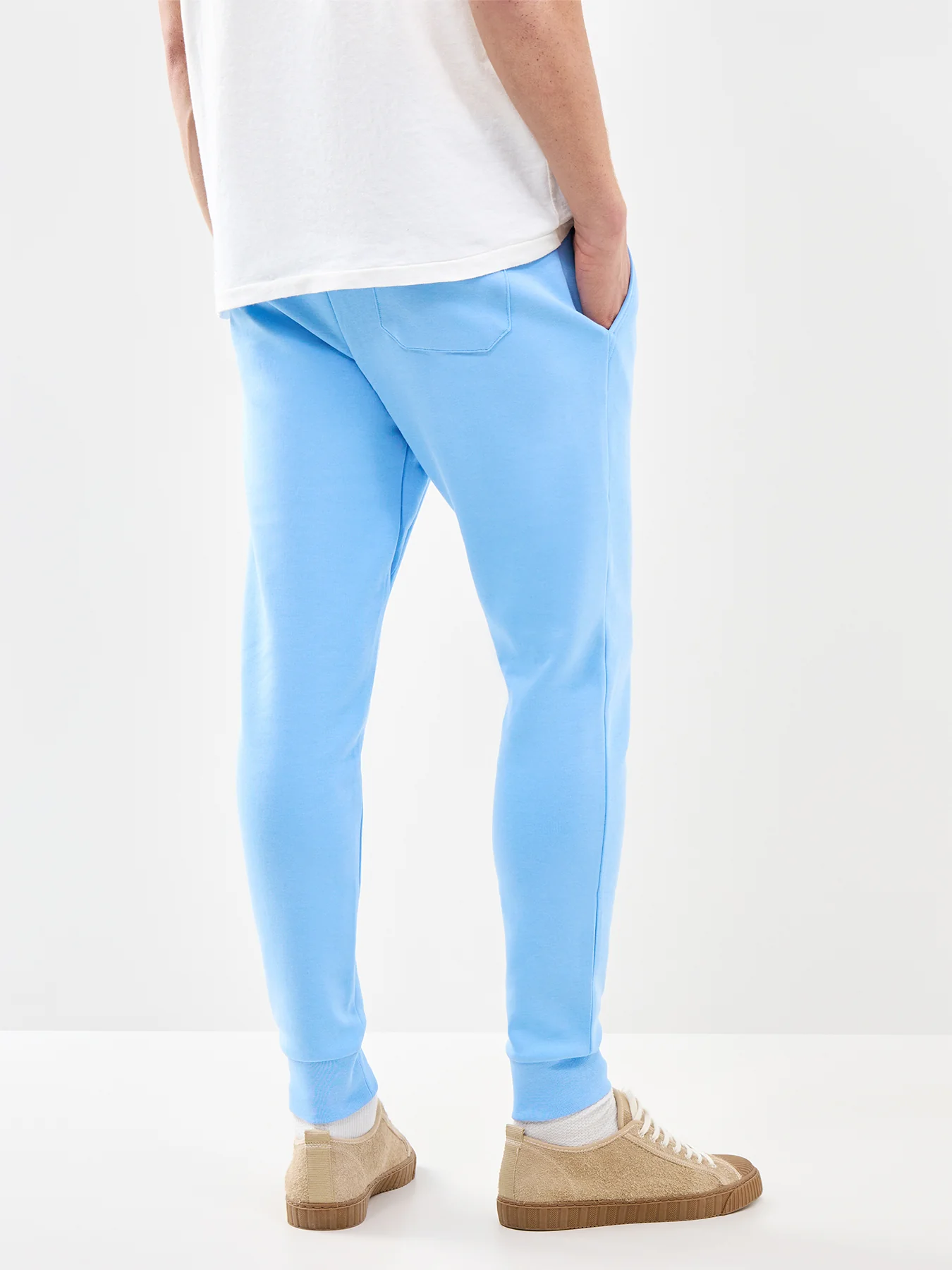 Double Knit Sweatpants Blue - Image 5