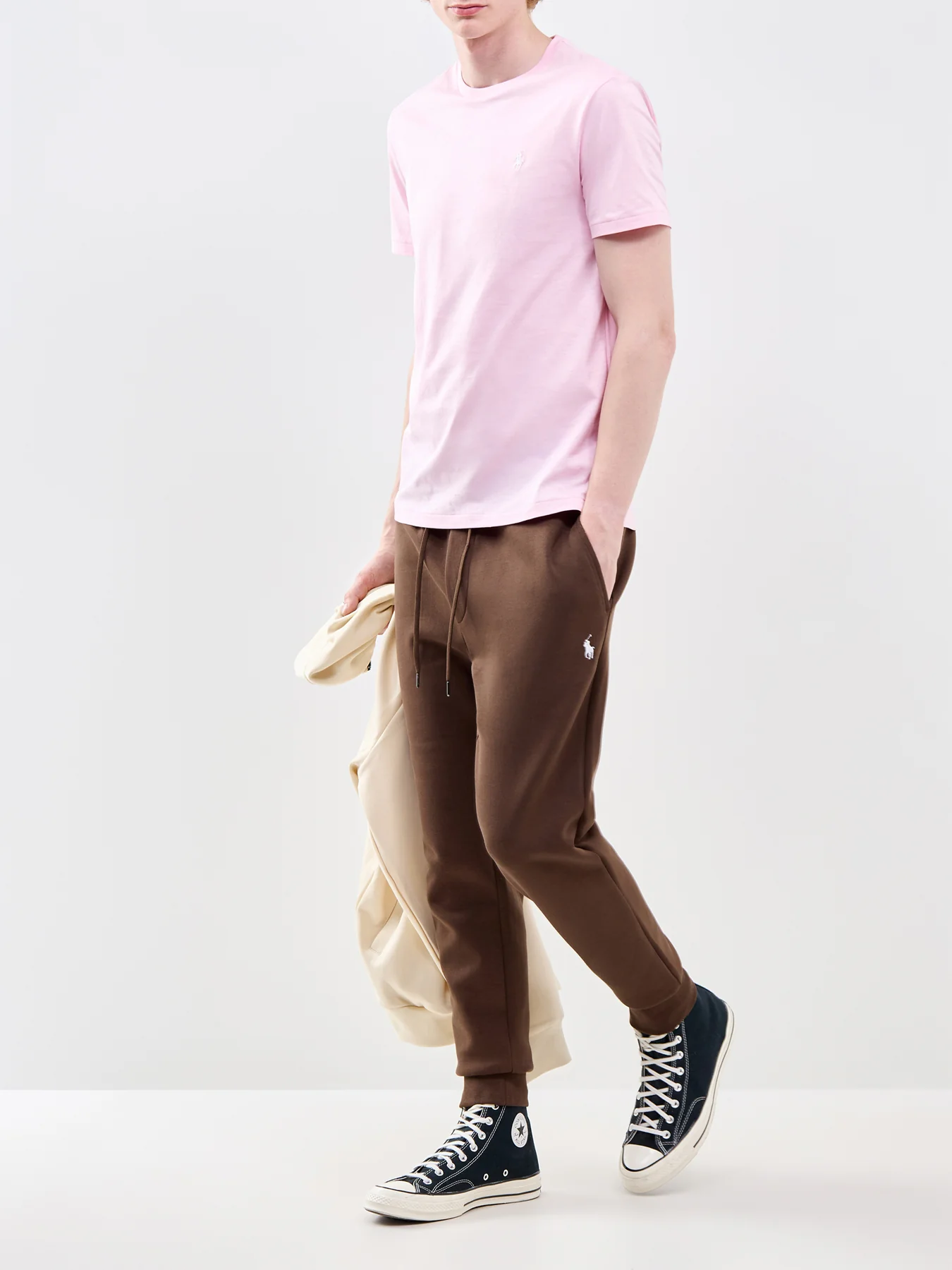 Double Knit Sweatpants Brown - Image 2