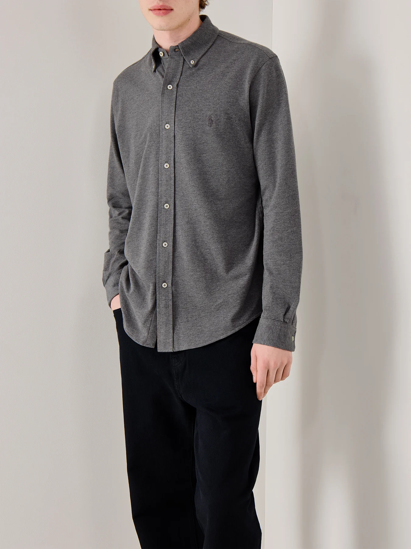 Featherweight Button Down Collar Shirt - Image 4
