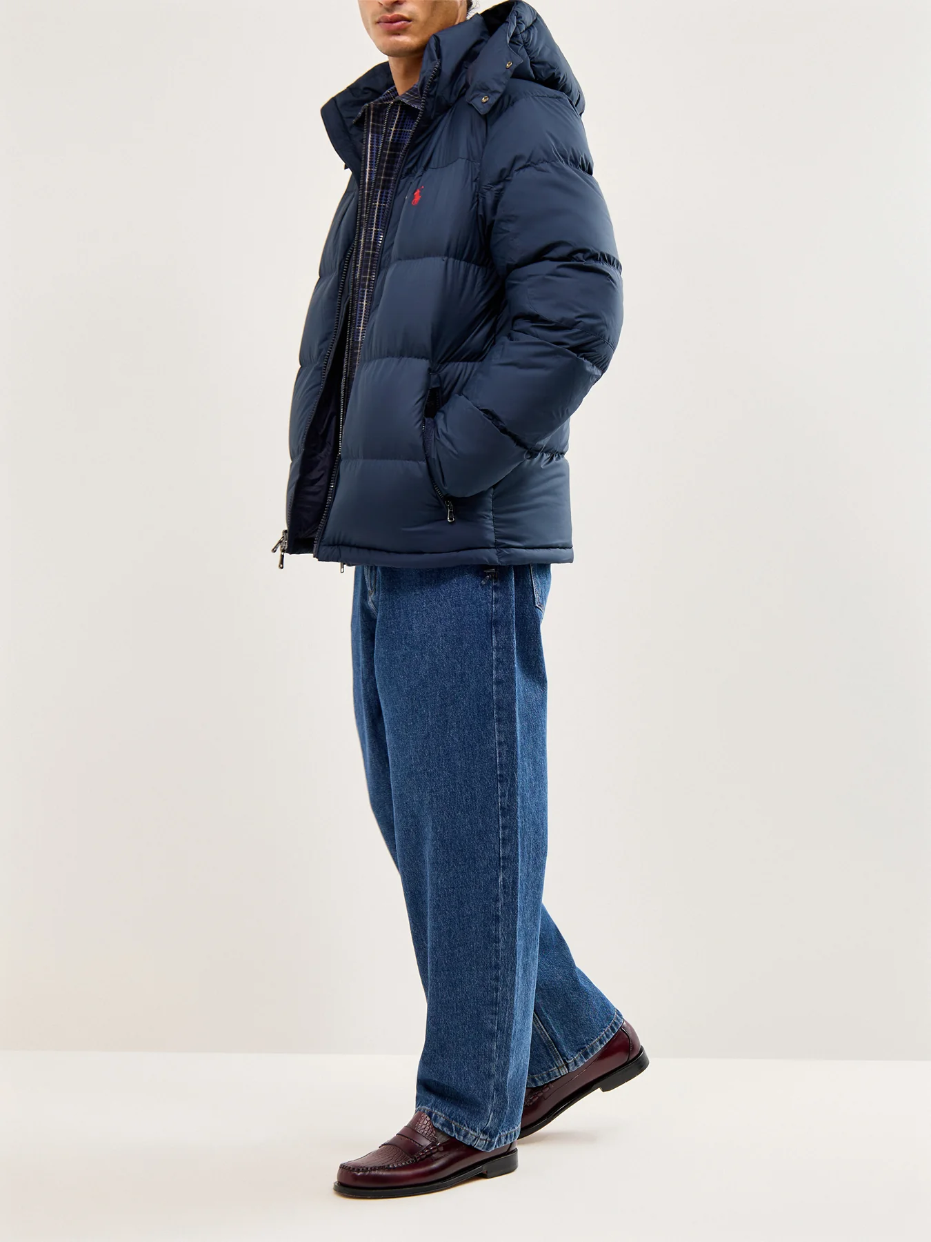 Gorham Puffer Jacket Navy - Image 2