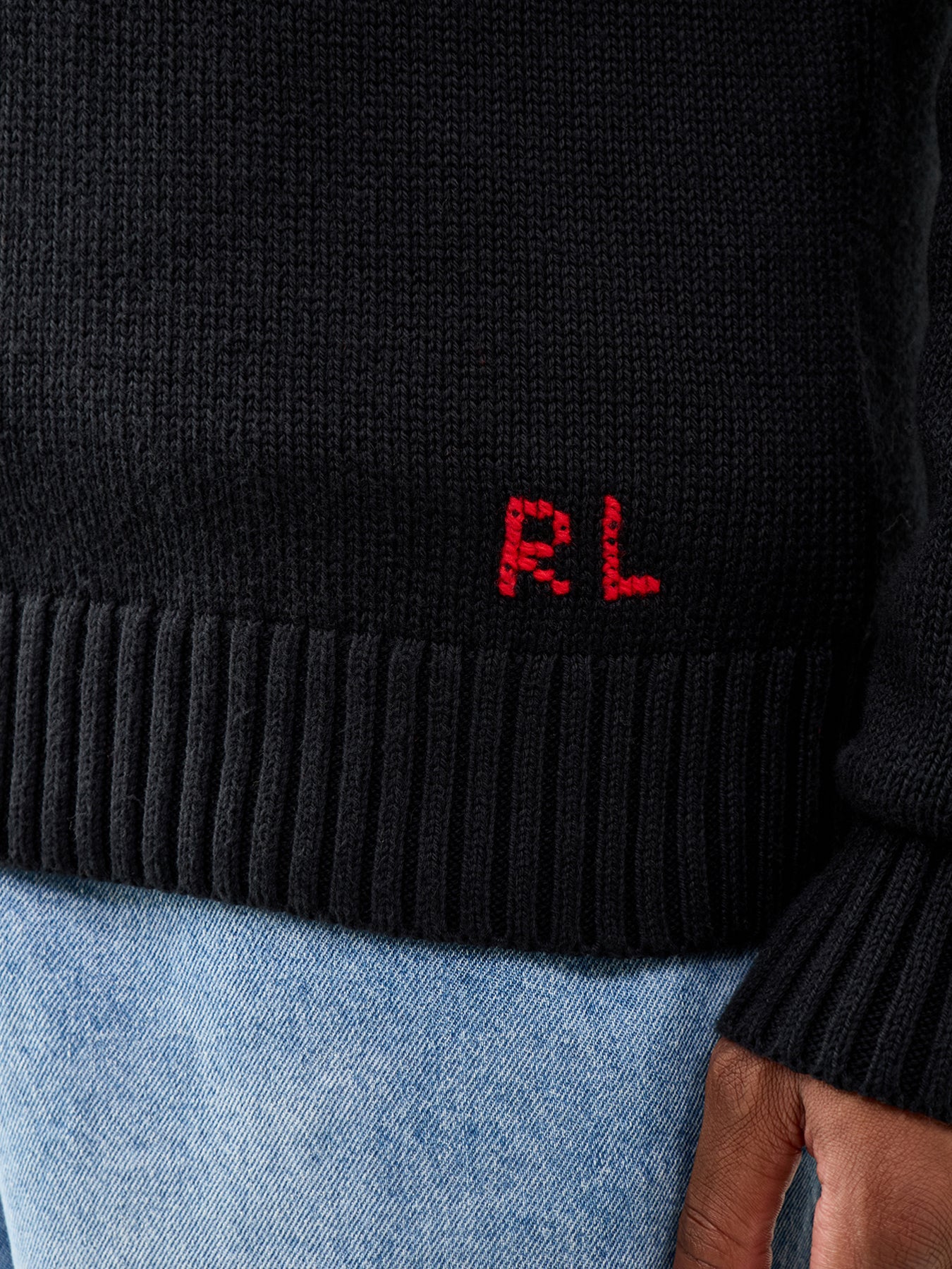 Holiday Bear Jumper Black - Image 3